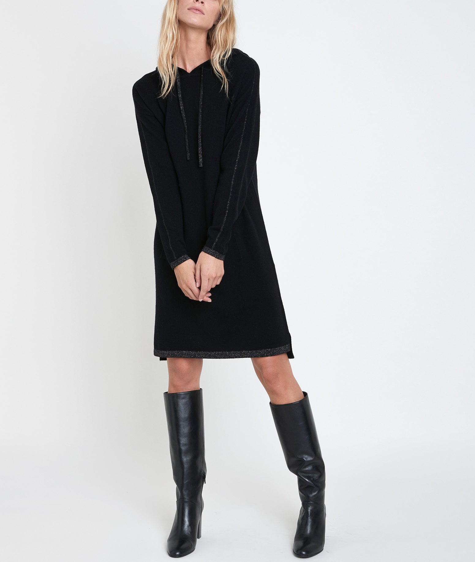 Robe en cachemire à capuche Rituel Faume - seconde main