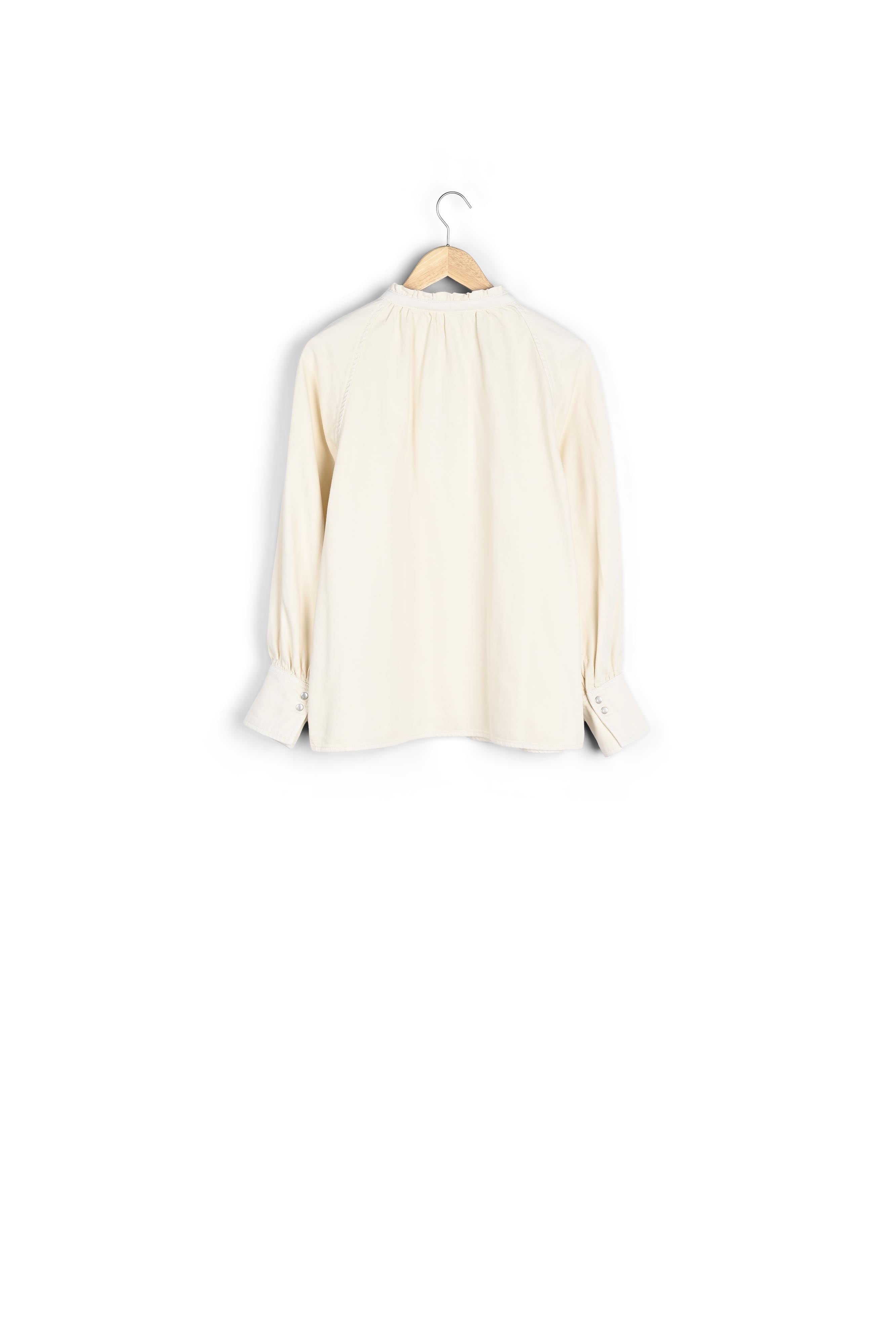 Chemise en coton ivoire Carole Faume - seconde main