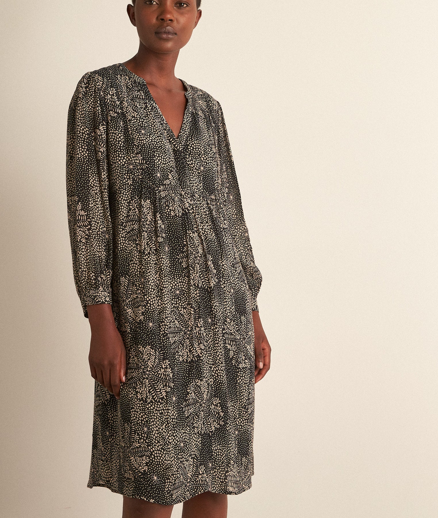 Robe courte imprimée Sosun Faume - seconde main