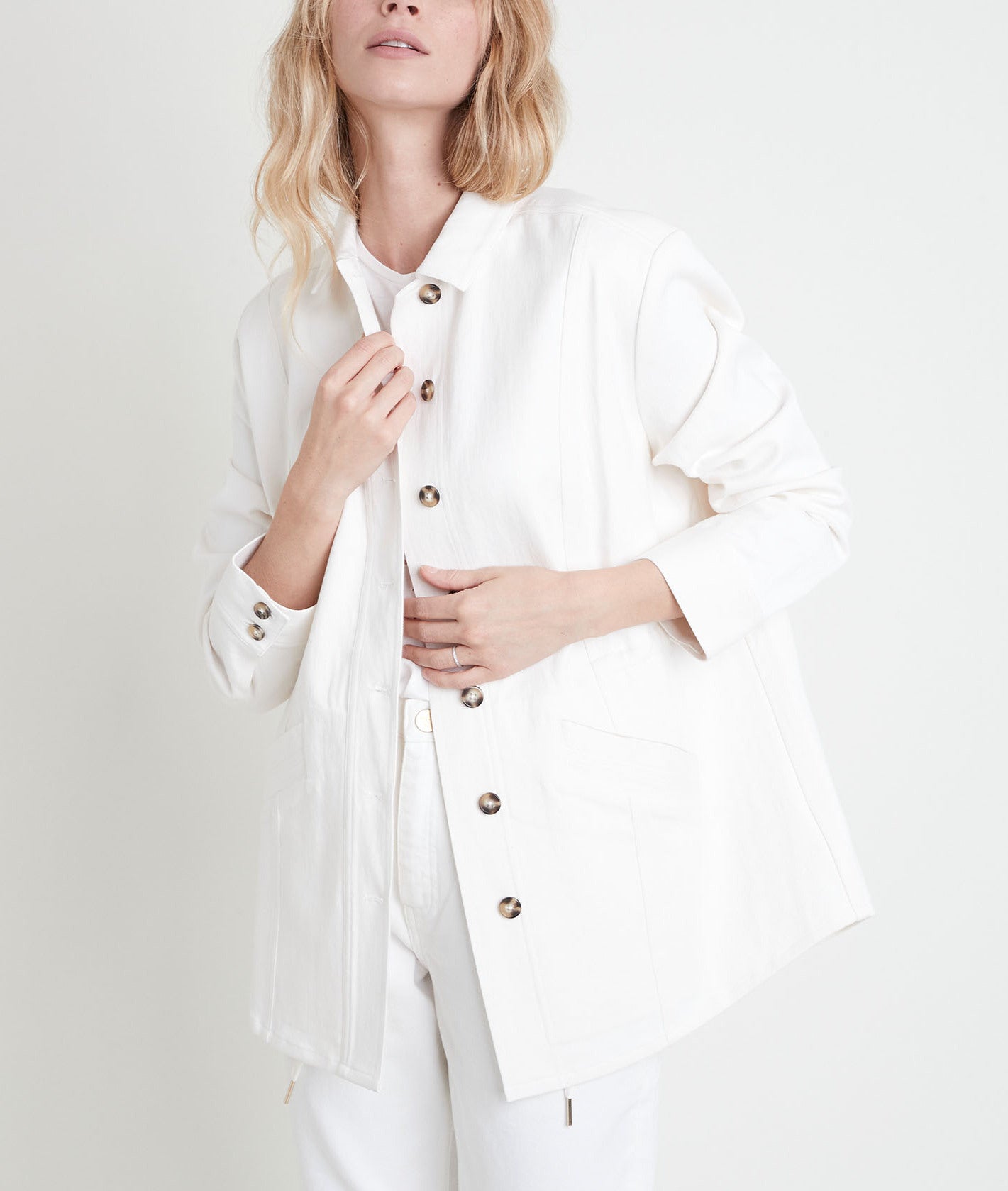 Veste en lin ivoire Paolita Faume - seconde main