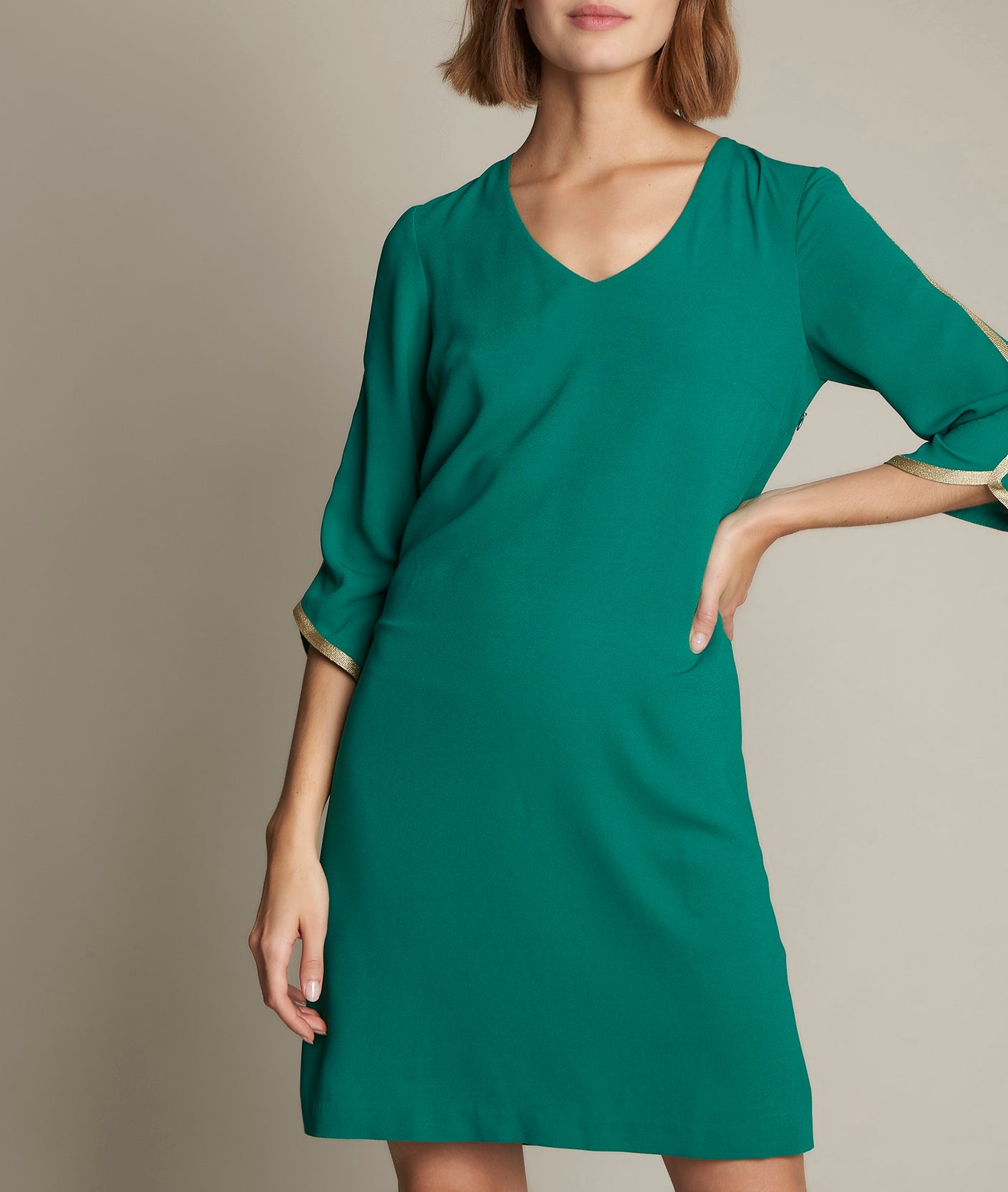 Robe verte Clémentine Faume - seconde main