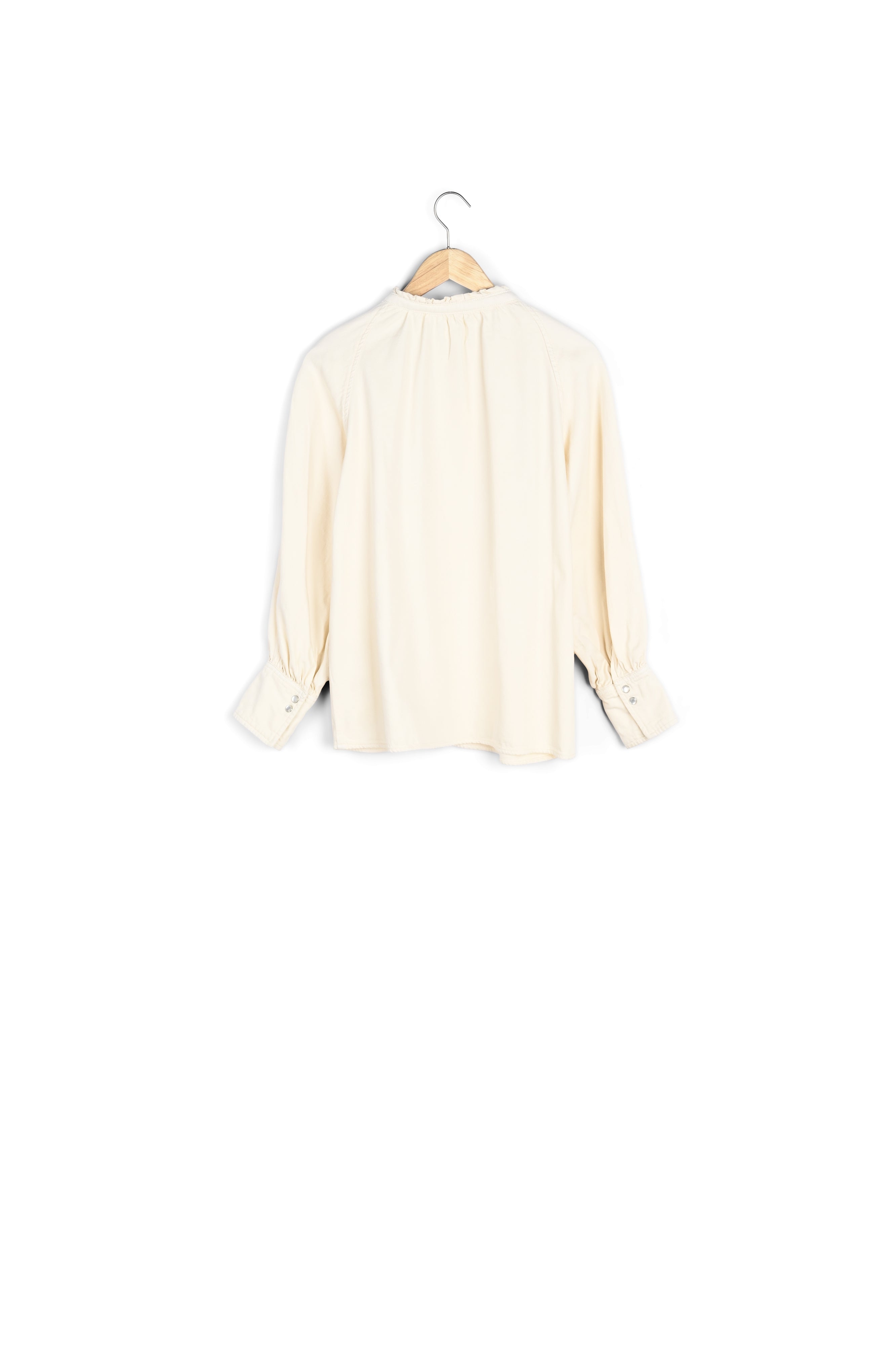 Chemise en coton ivoire Carole Faume - seconde main