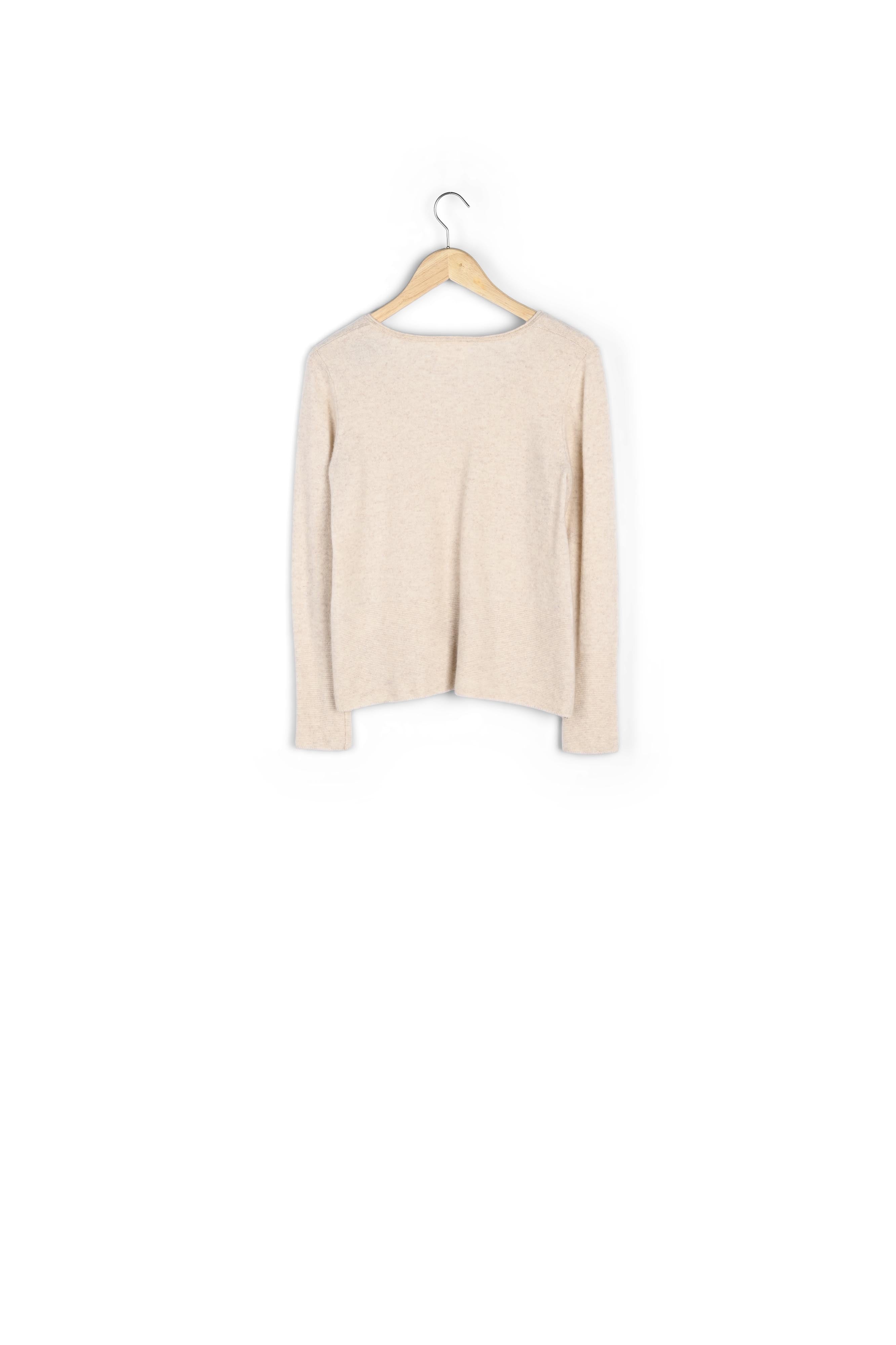 Pull col V cachemire greige Fjord Faume - seconde main