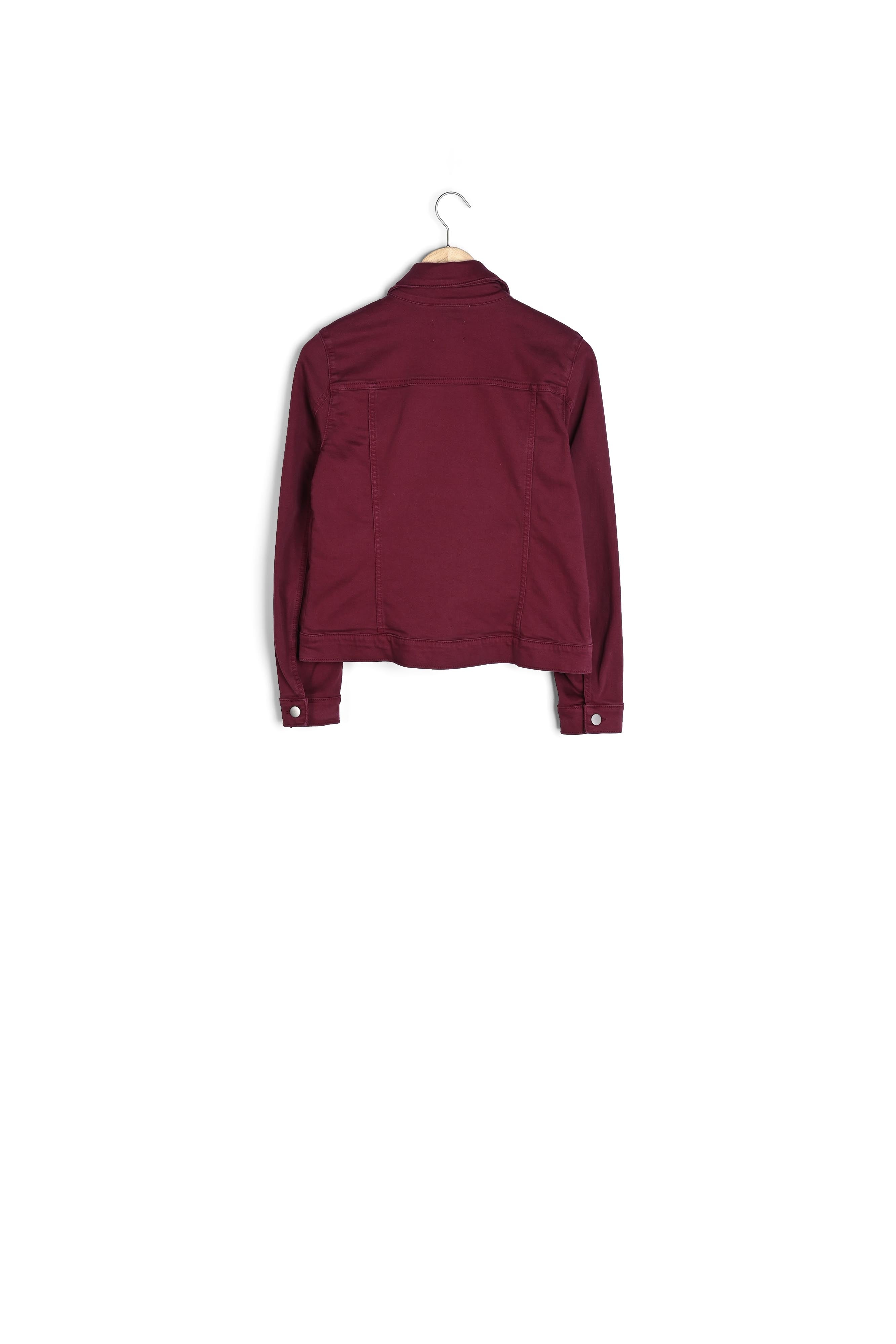 Veste en jean merlot Clem Faume - seconde main