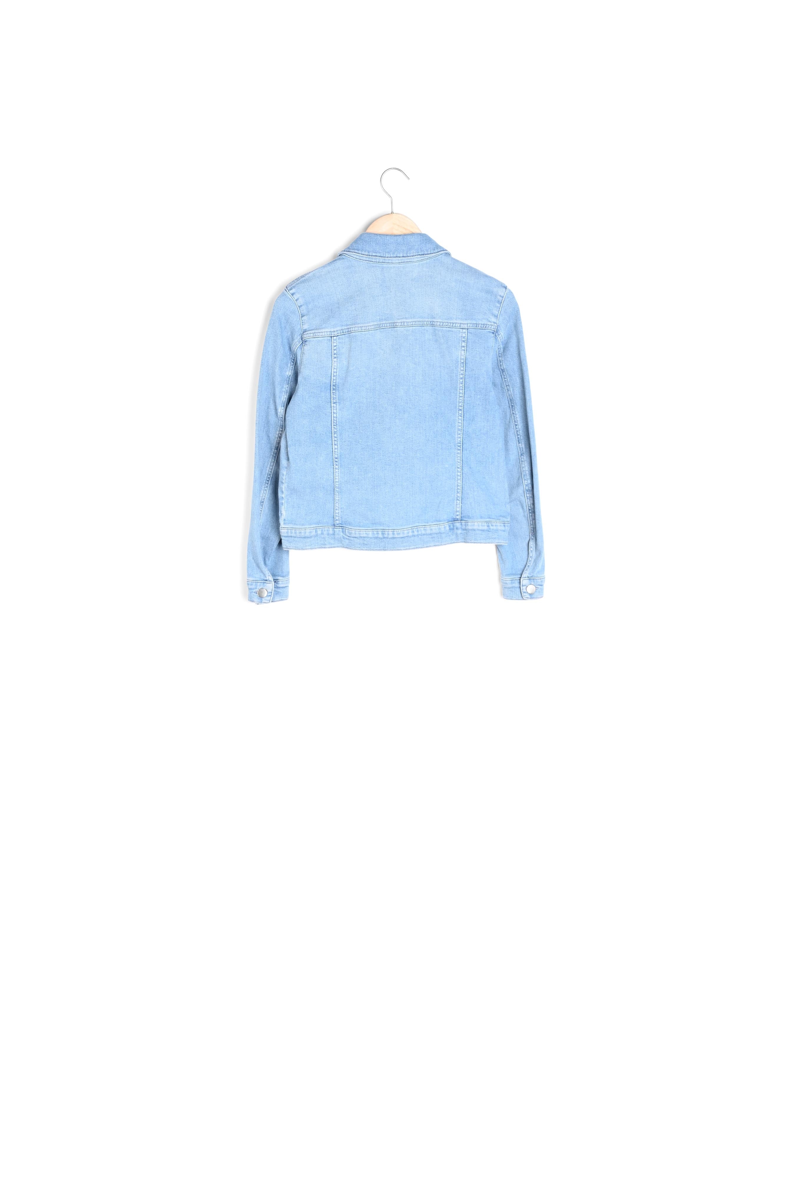 Veste en jean pure bleached Clem Faume - seconde main
