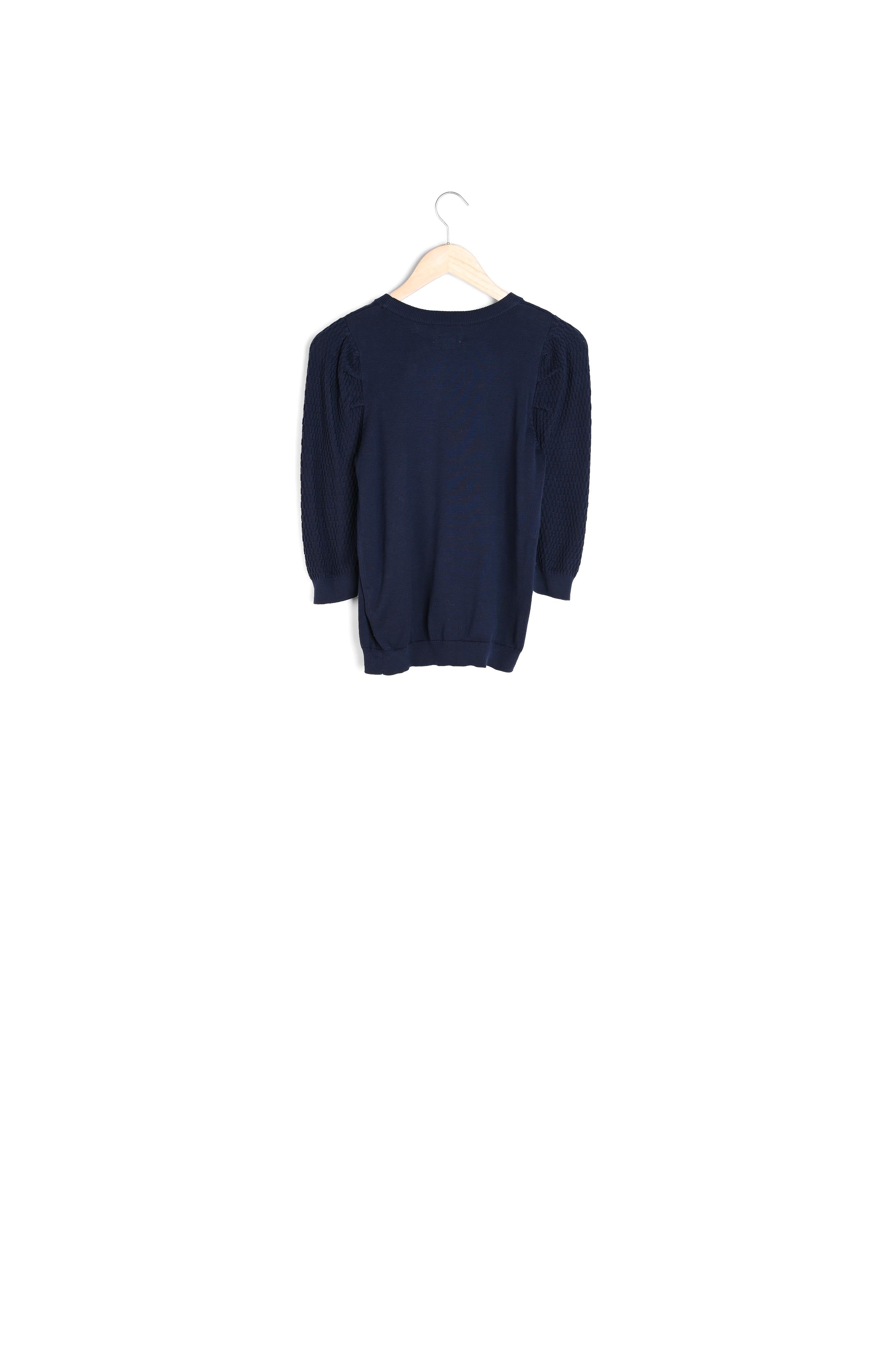 Pull encre en coton BERYL Faume - seconde main