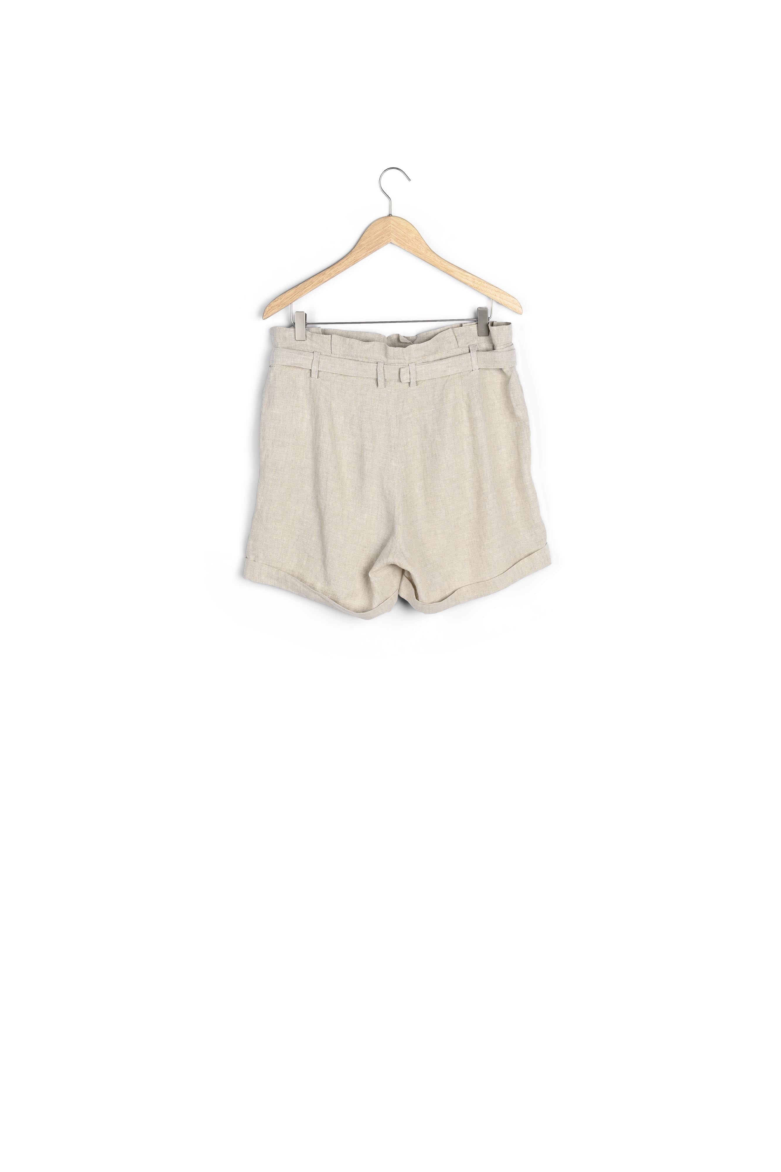 Pantalon chino en lin responsable beige Sirene Faume - seconde main