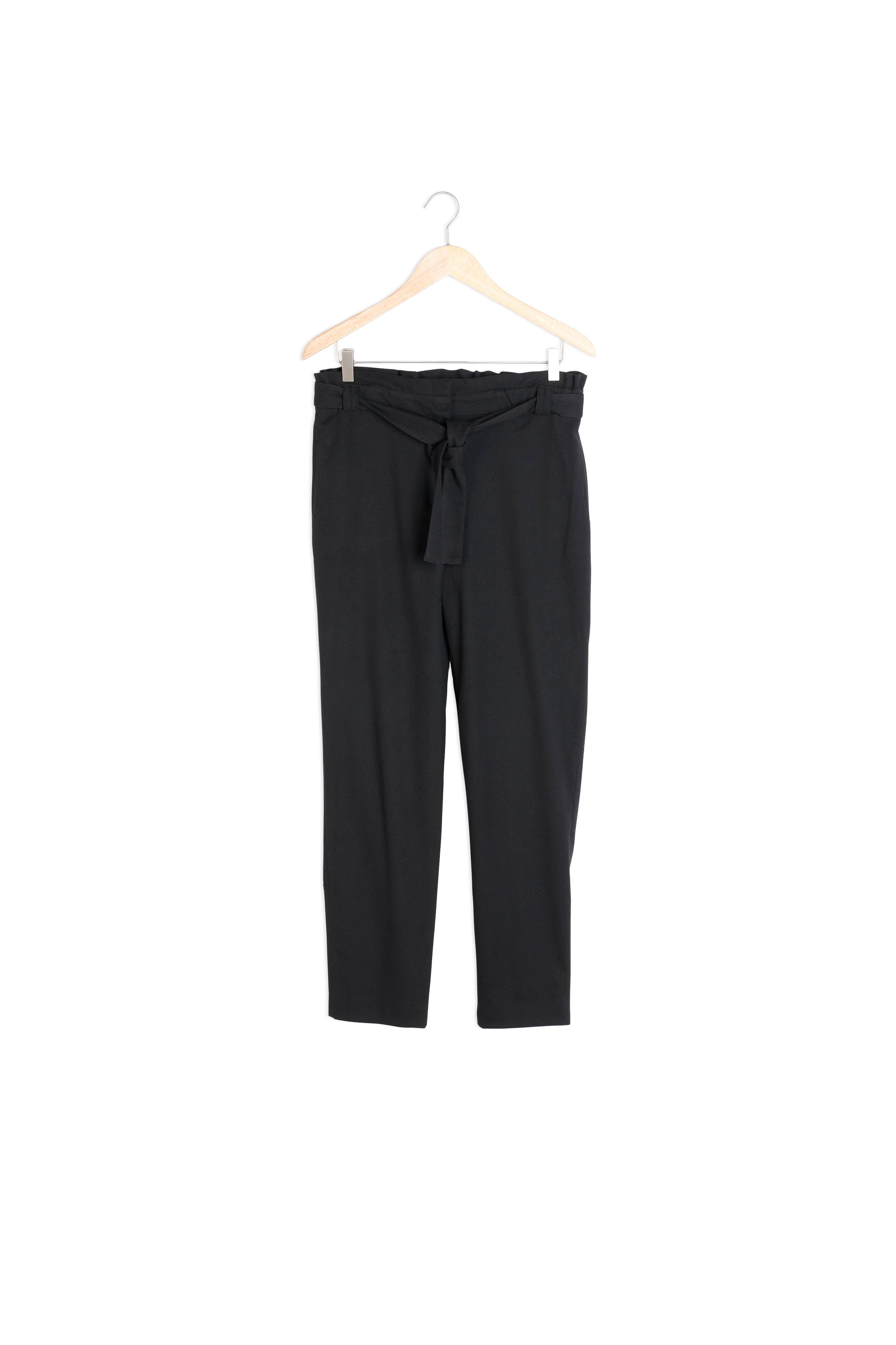 Pantalon paper bag noir Barbara Faume - seconde main