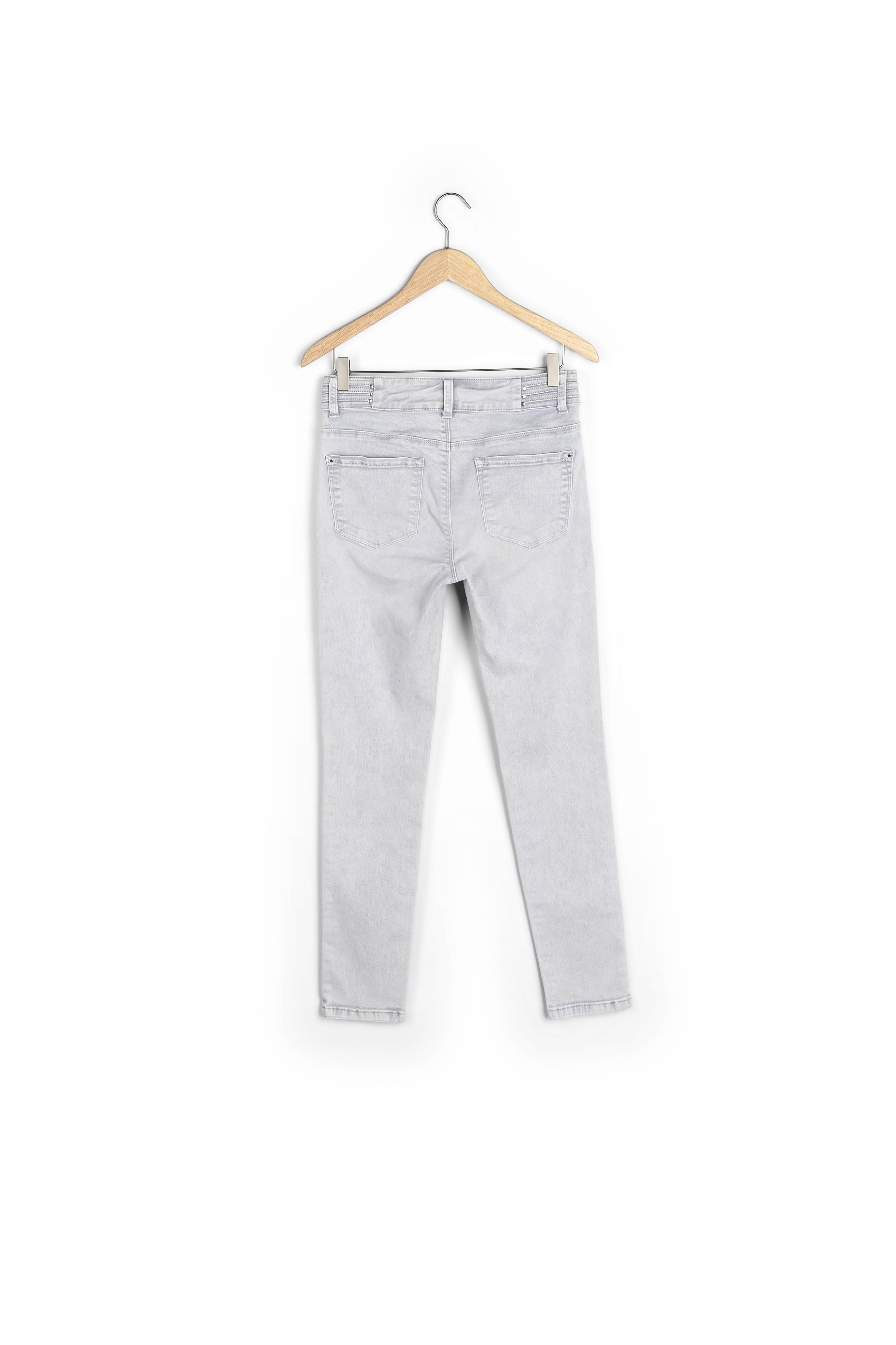 Jean slim en denim gris pâle Nowlan Faume - seconde main