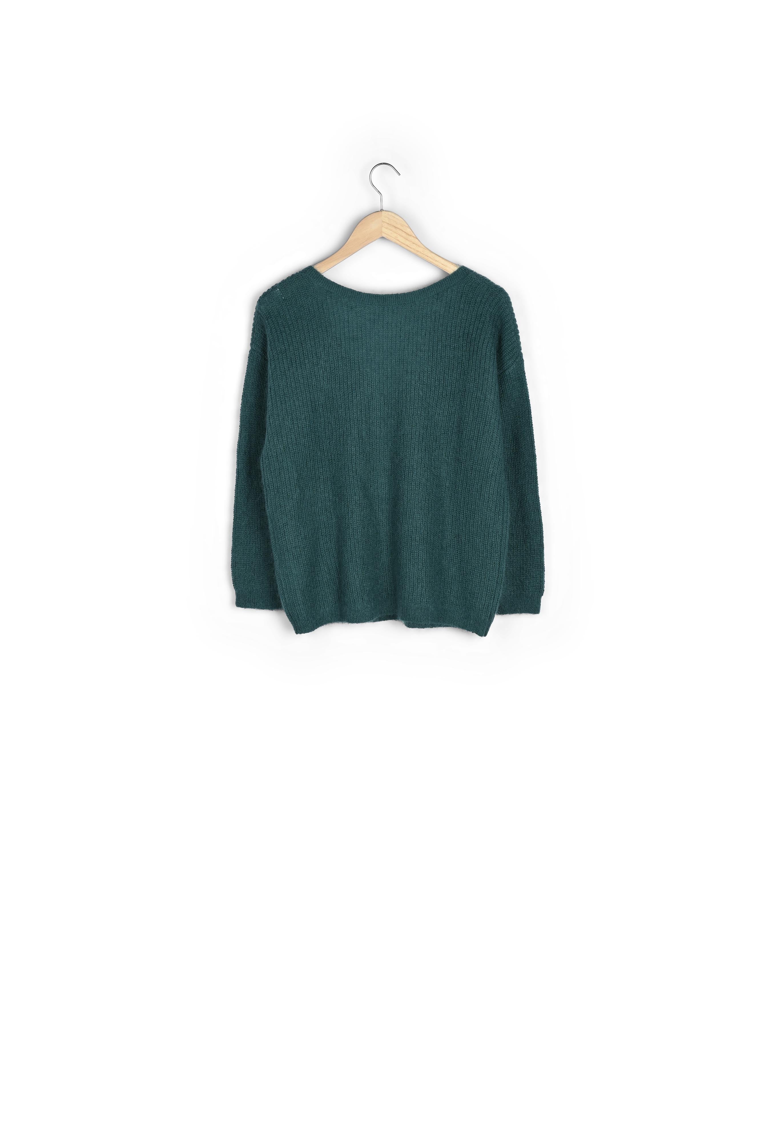 Cardigan en polyamide, laine et mohair vert Paddy Faume - seconde main
