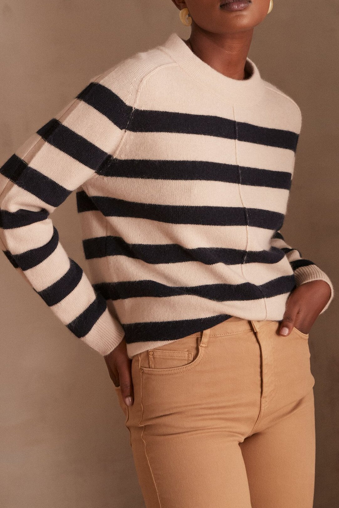 Pull marinière CLINTON Faume - seconde main