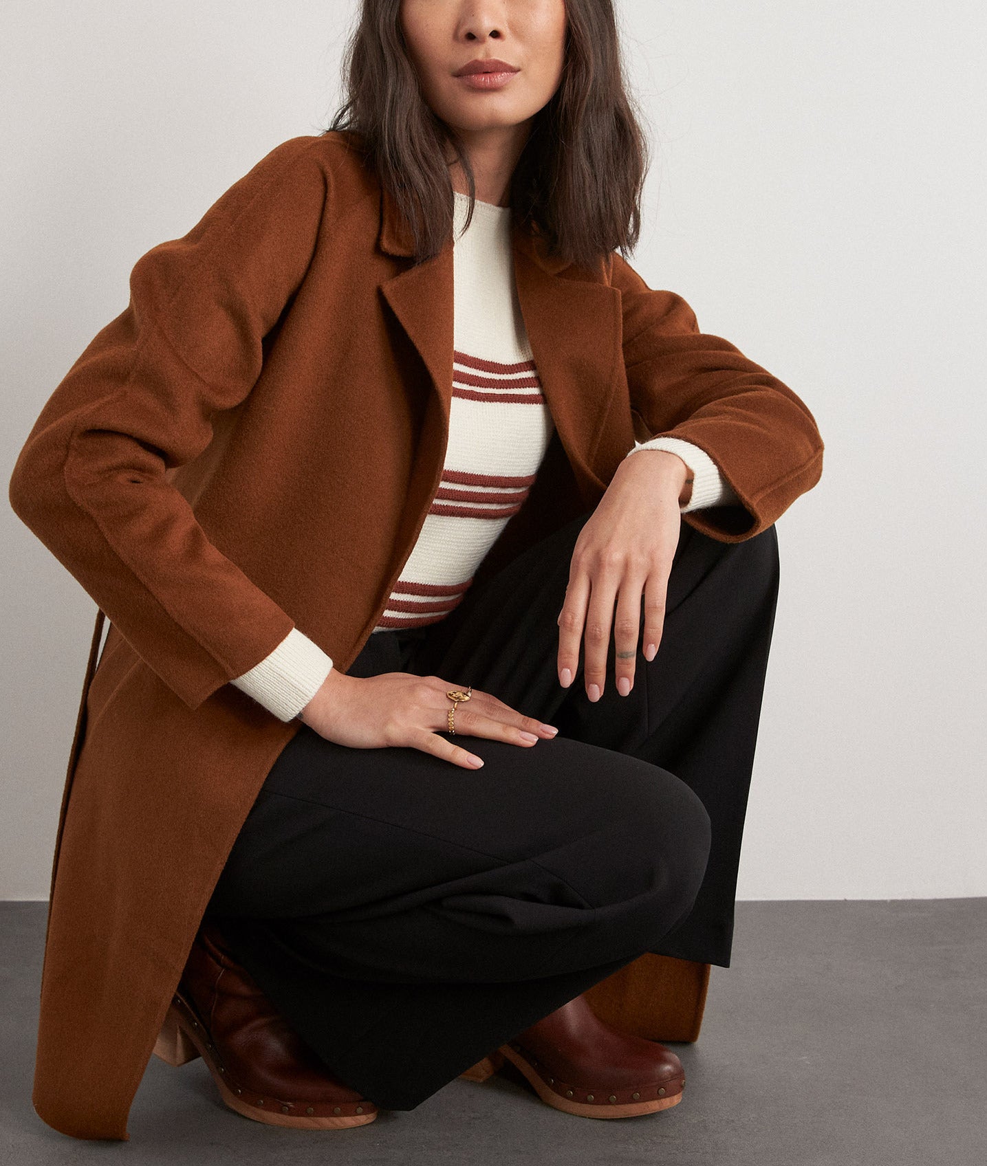 Manteau en laine Ryan Faume - seconde main