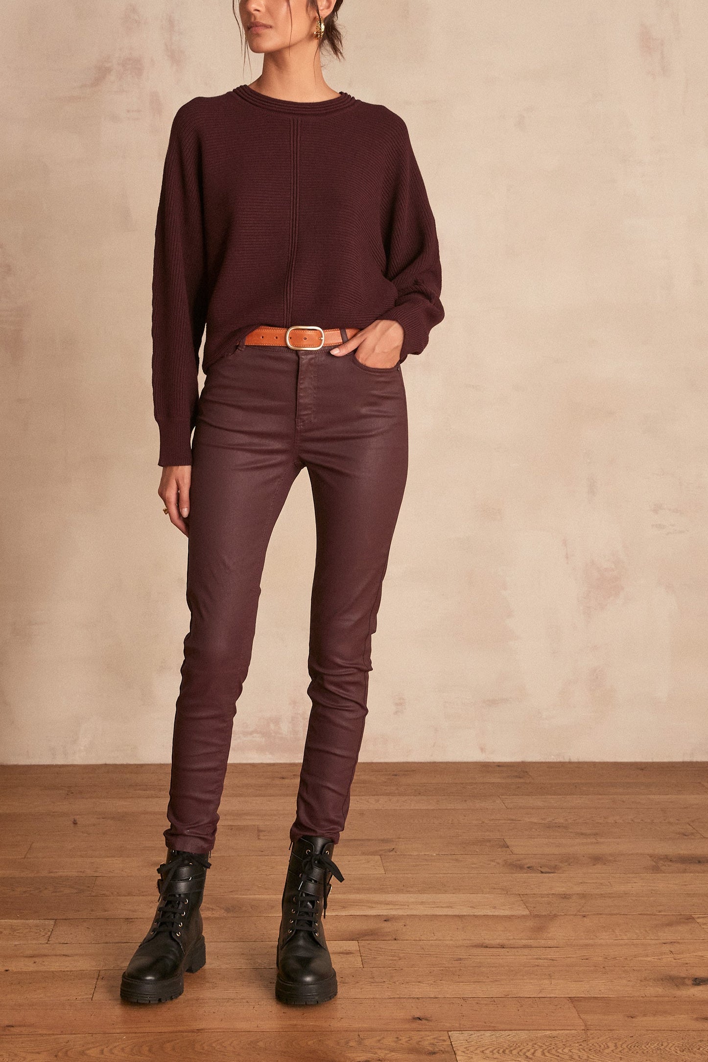 Jean slim enduit SUZY Faume - seconde main