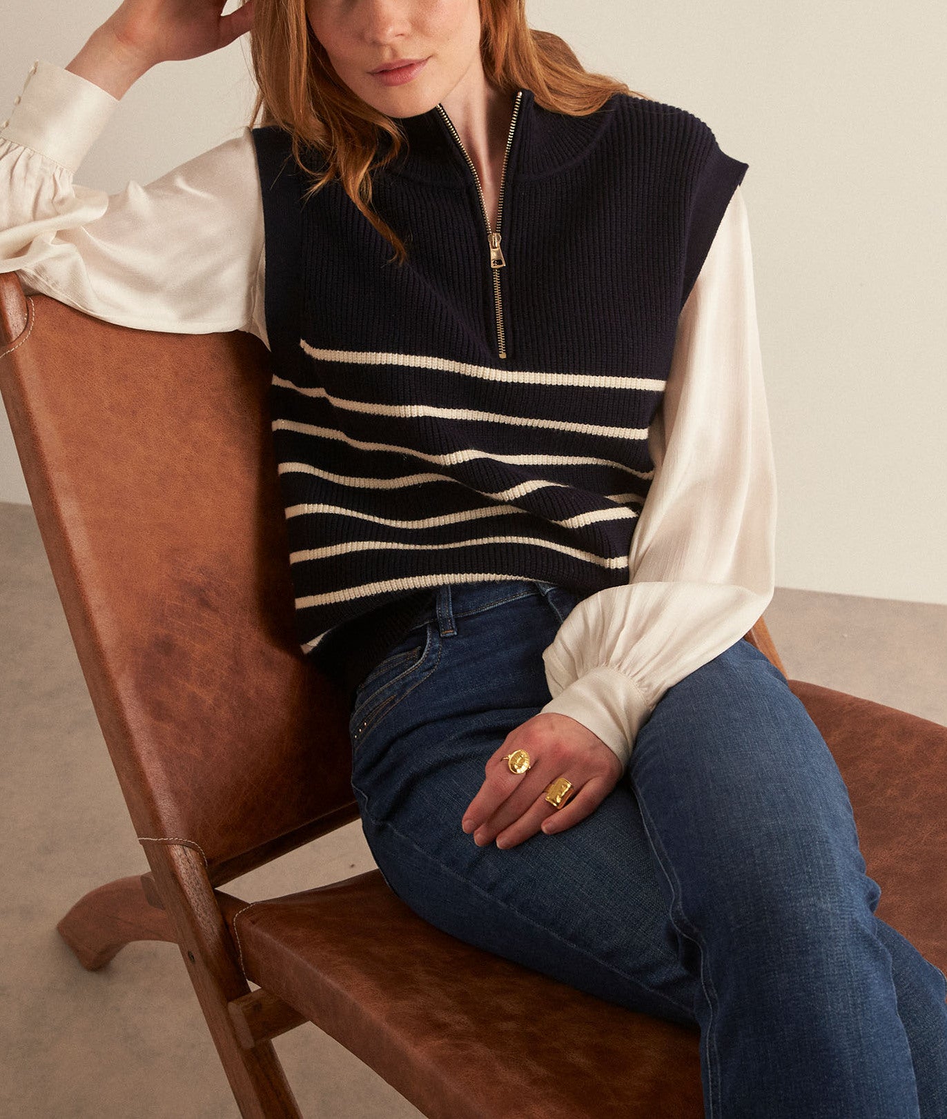 Pull sans manches Barthelemy Faume - seconde main