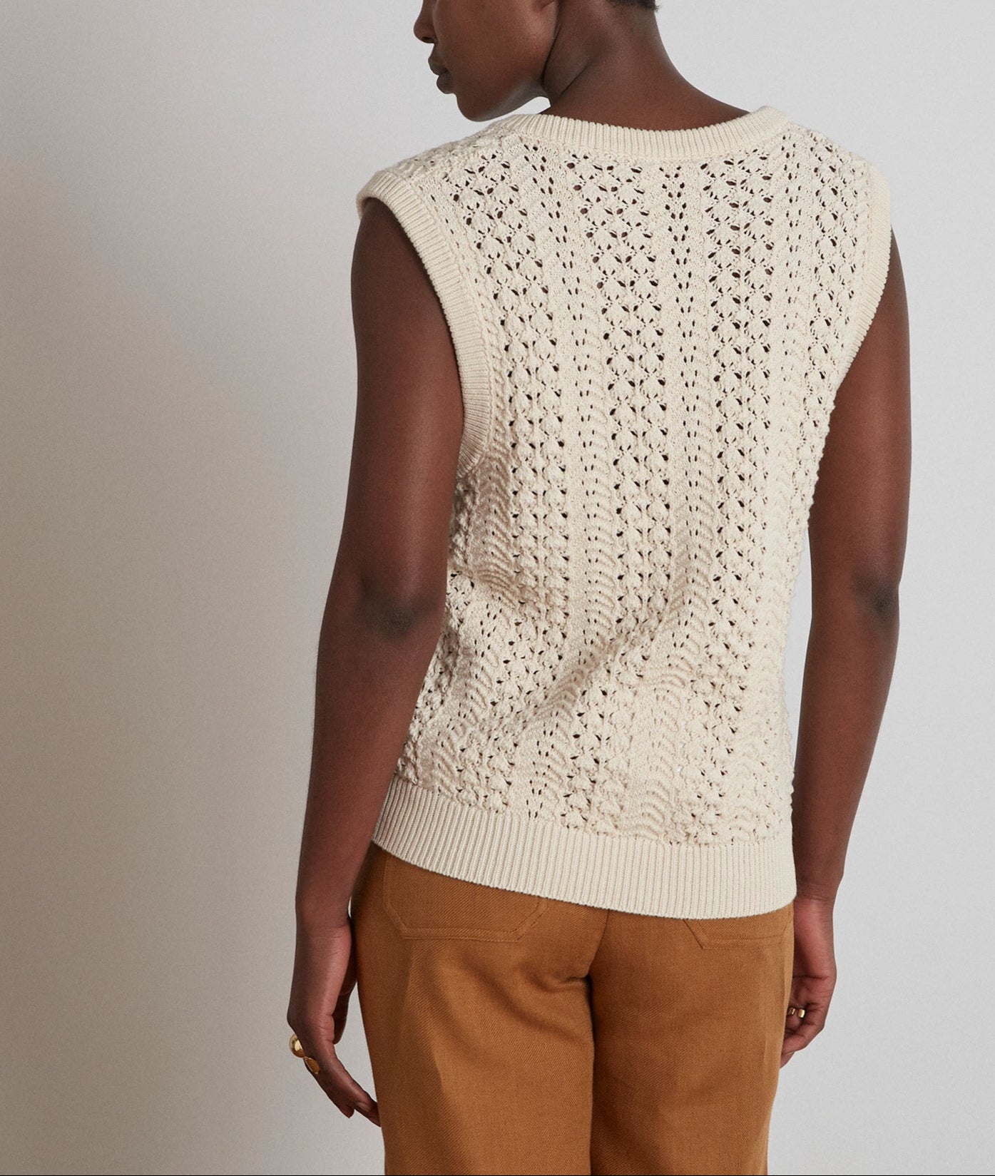 Top en crochet Mambo Faume - seconde main