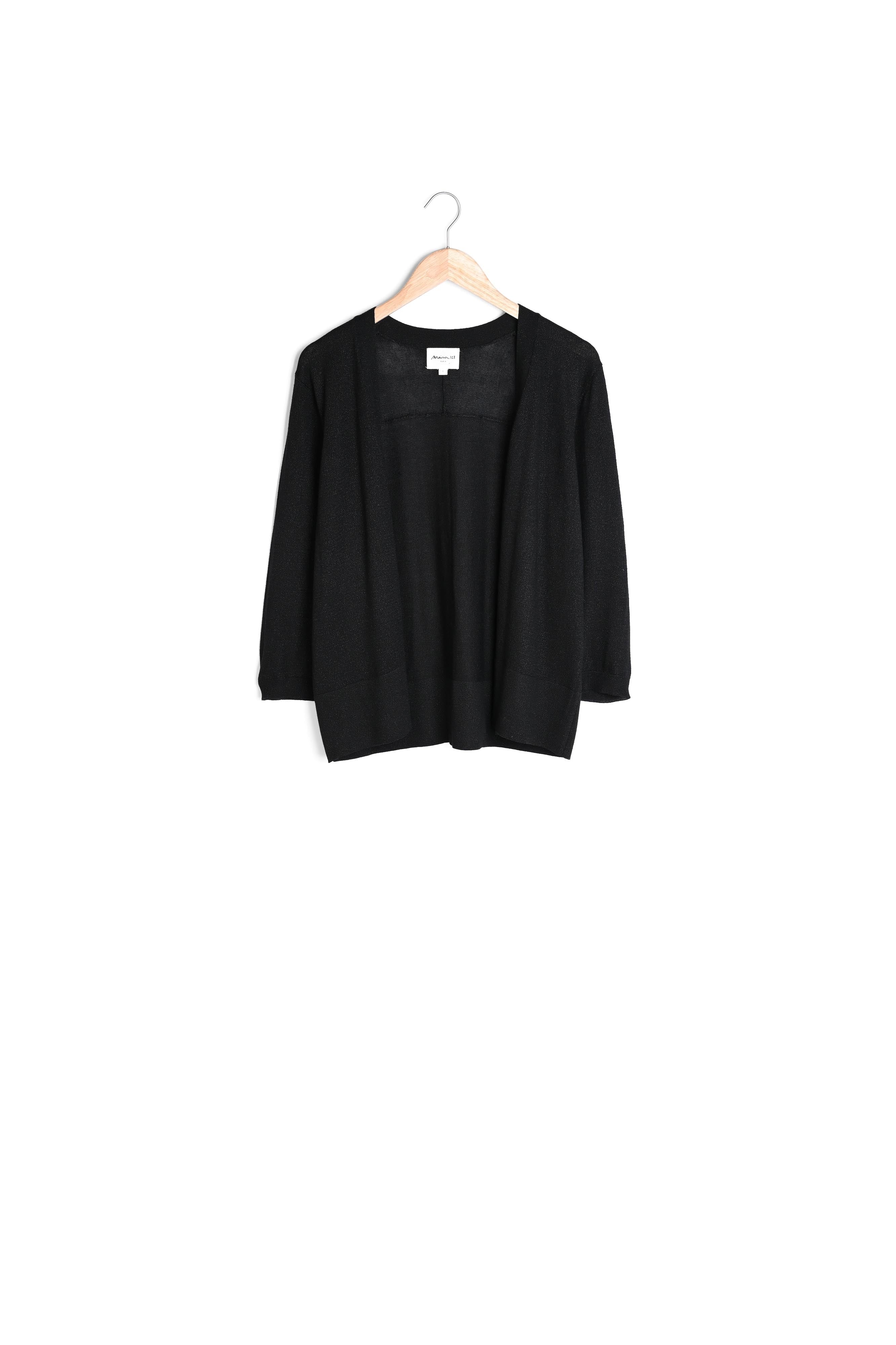 Gilet noir fin Alizee bis Faume - seconde main