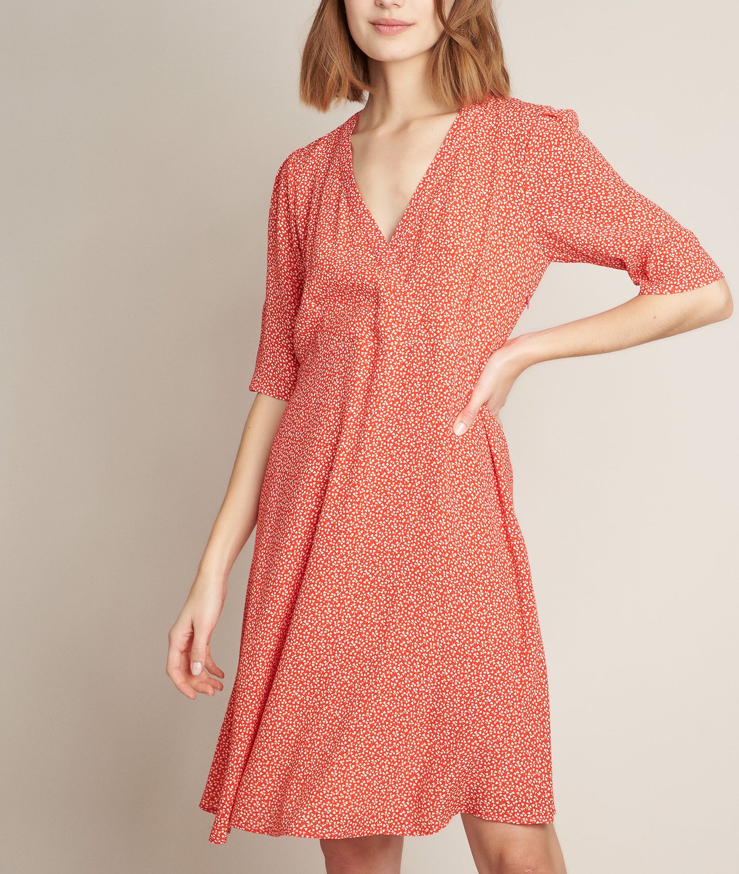 Robe imprimée City Faume - seconde main