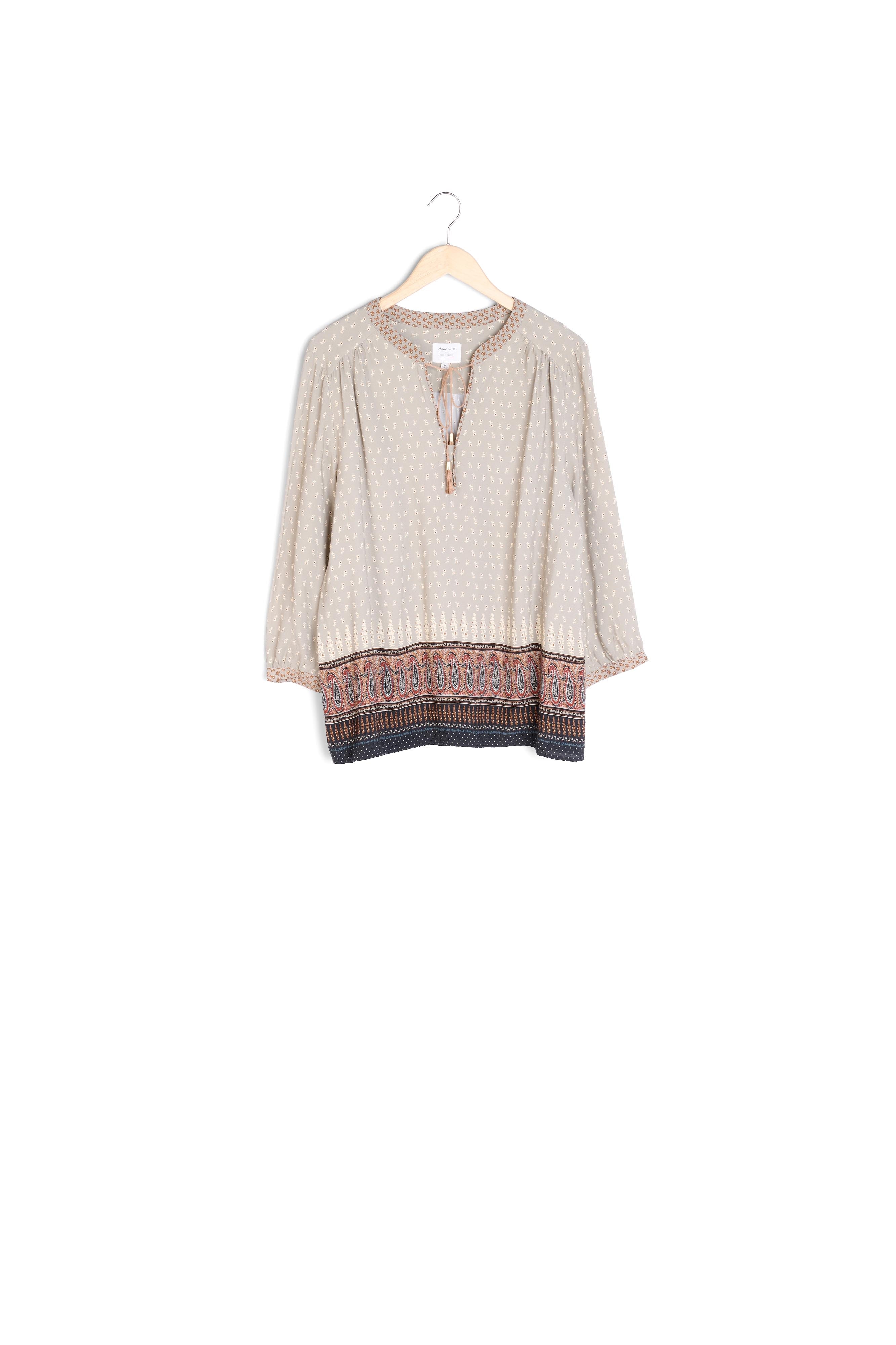 Blouse imprimée Miola Faume - seconde main