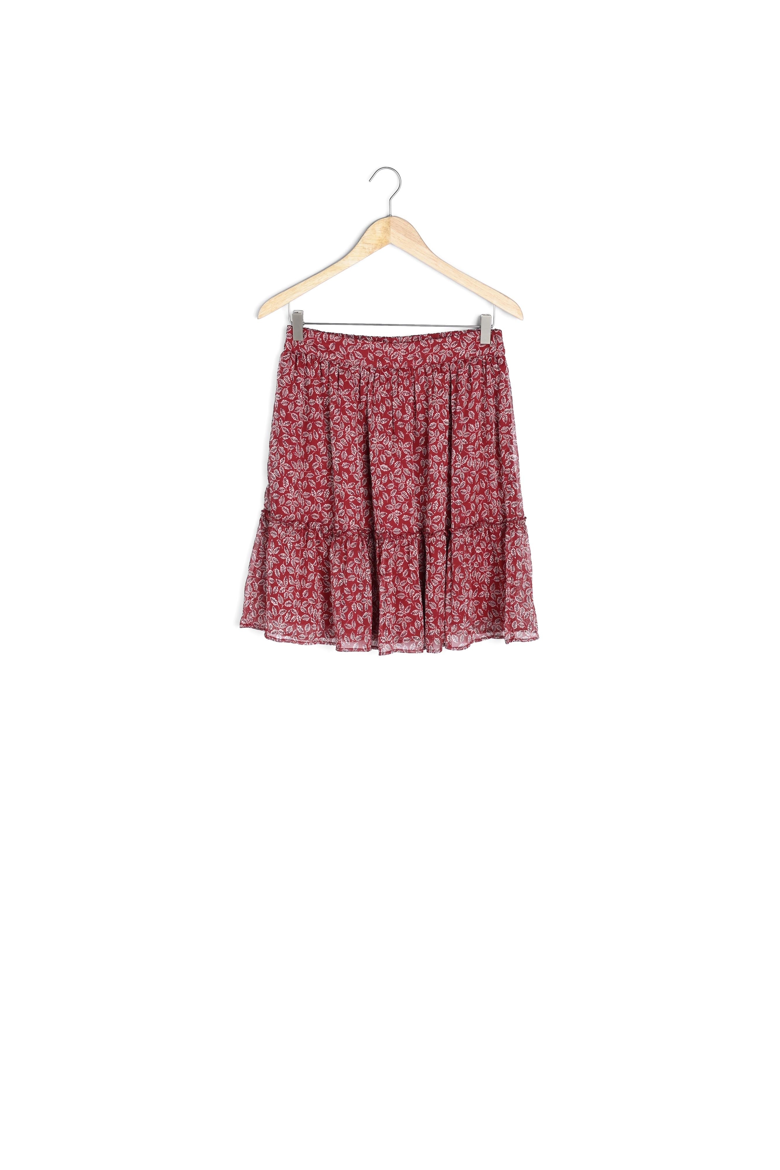 Jupe courte imprimée Eugénie Faume - seconde main