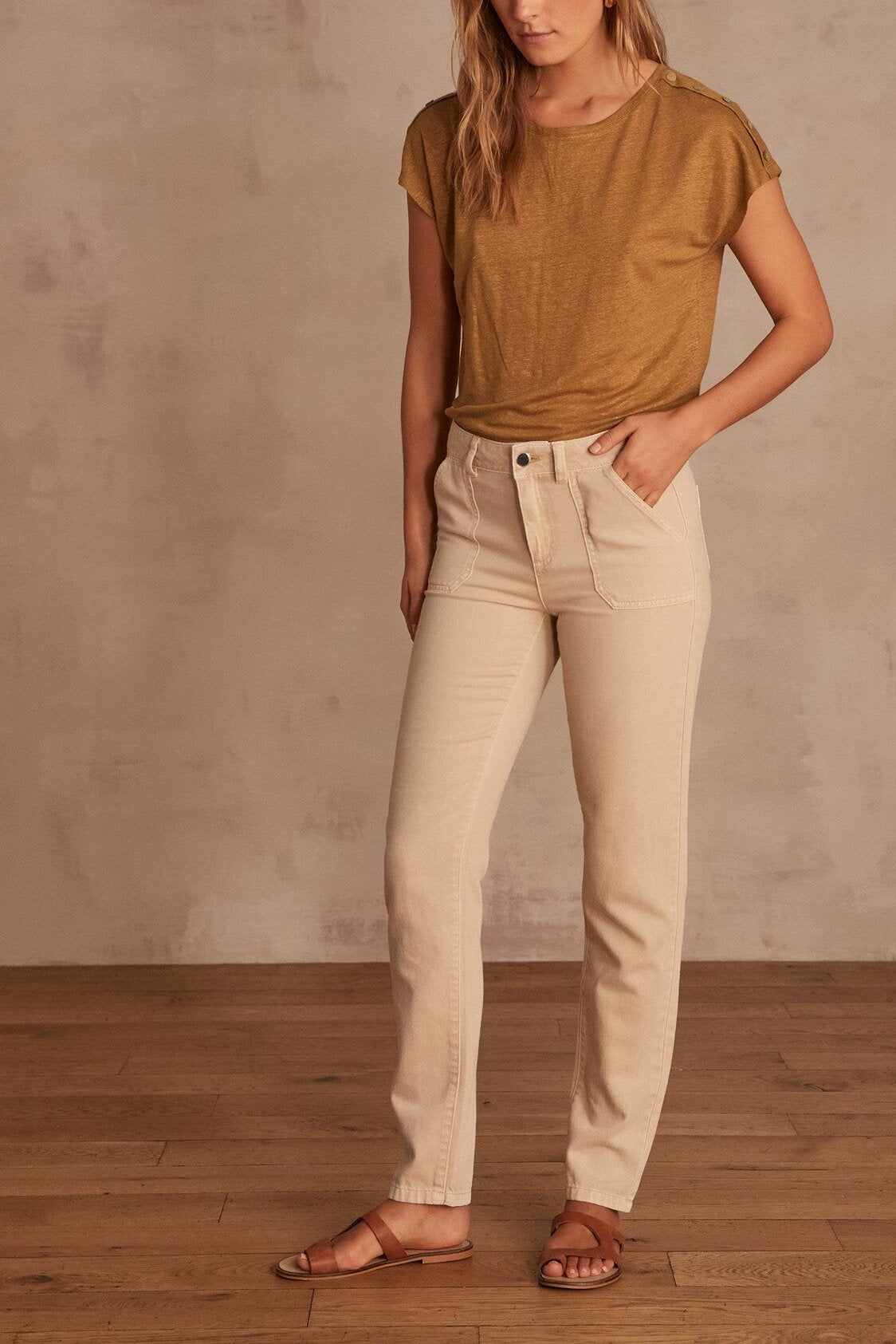 Pantalon chino NALLA Faume - seconde main