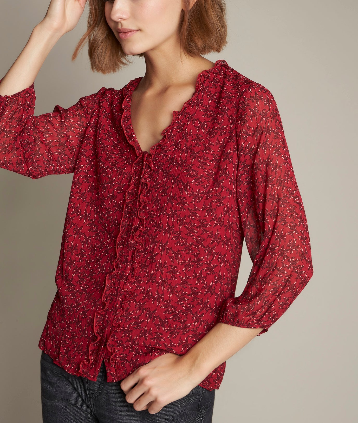 Blouse imprimée Marie Faume - seconde main