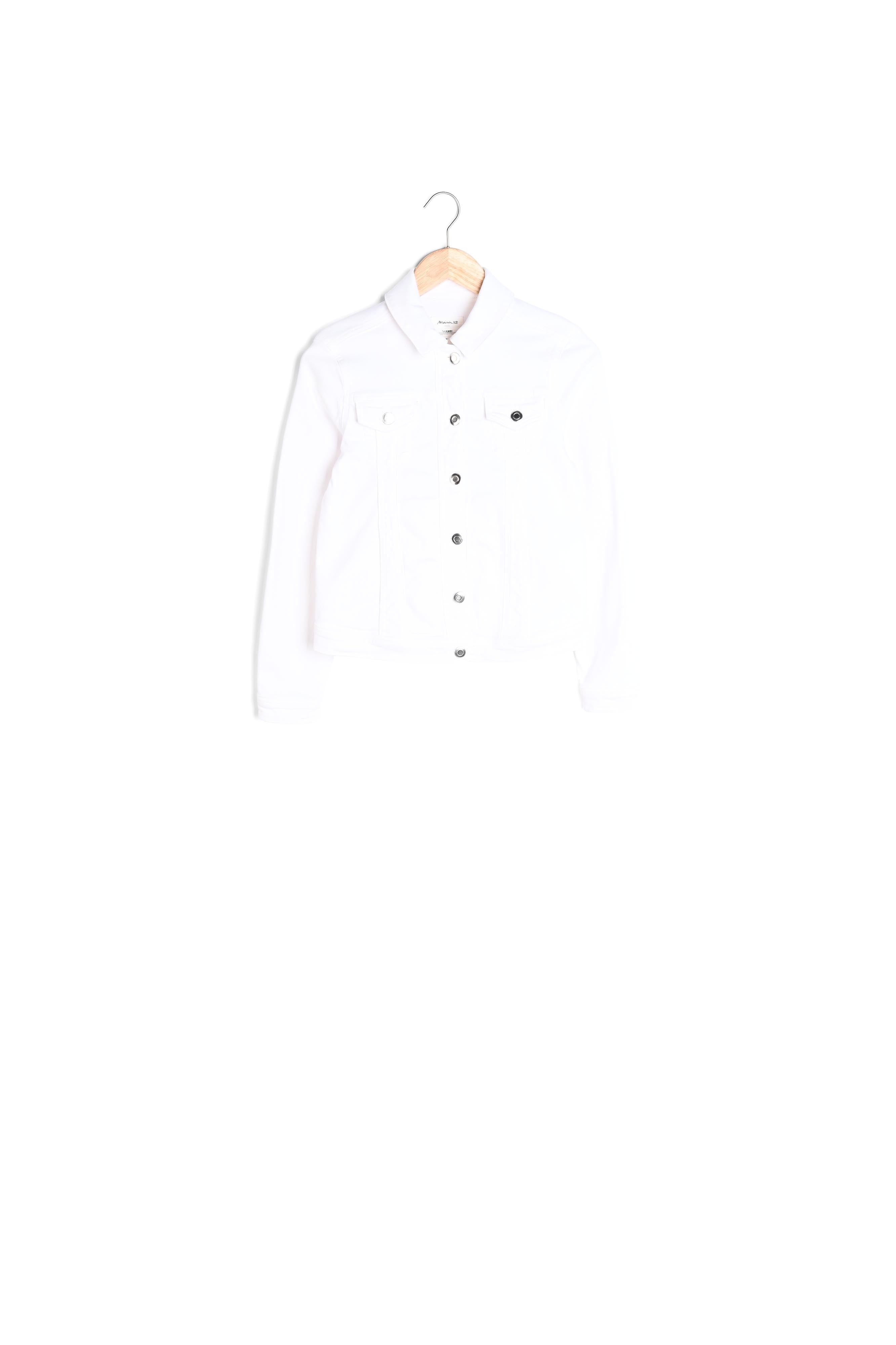 Veste en coton bio blanc Fame Faume - seconde main