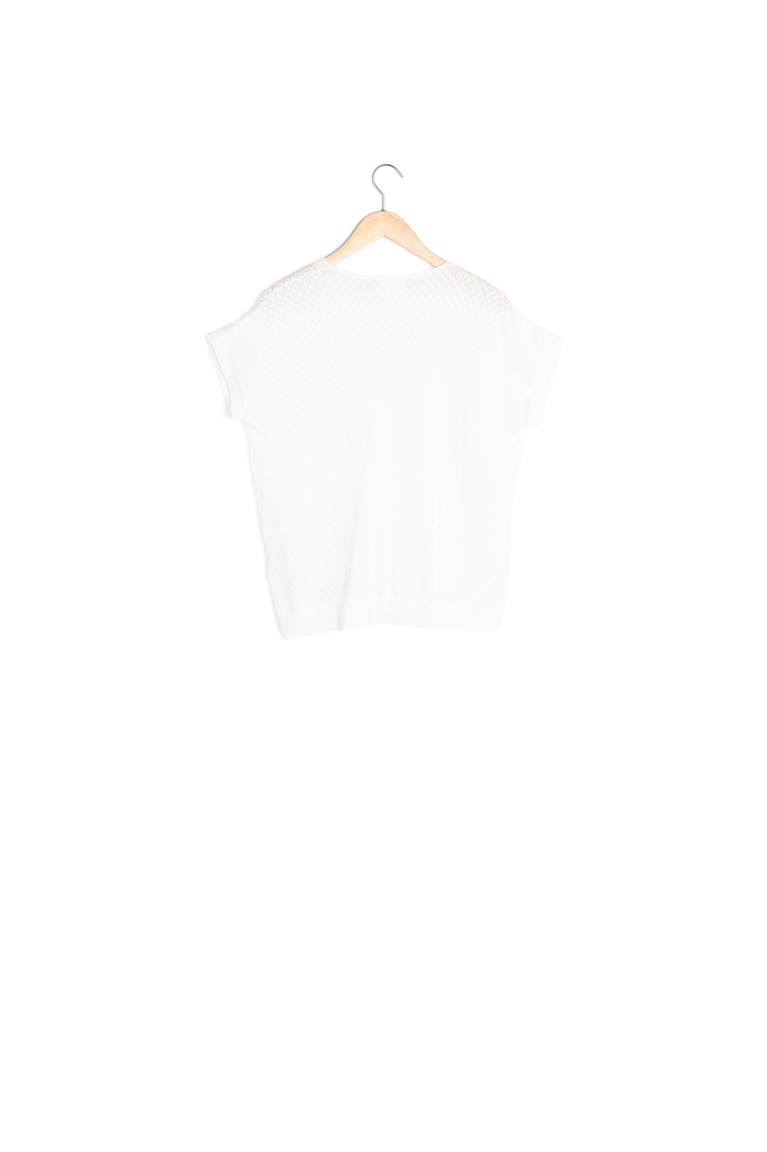 Pull viscose Ecovero® ajouré écru Aline Faume - seconde main