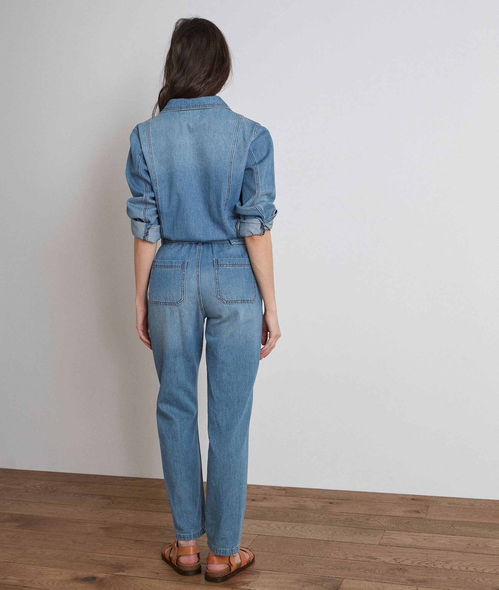 Combinaison en jean Sadie Faume - seconde main