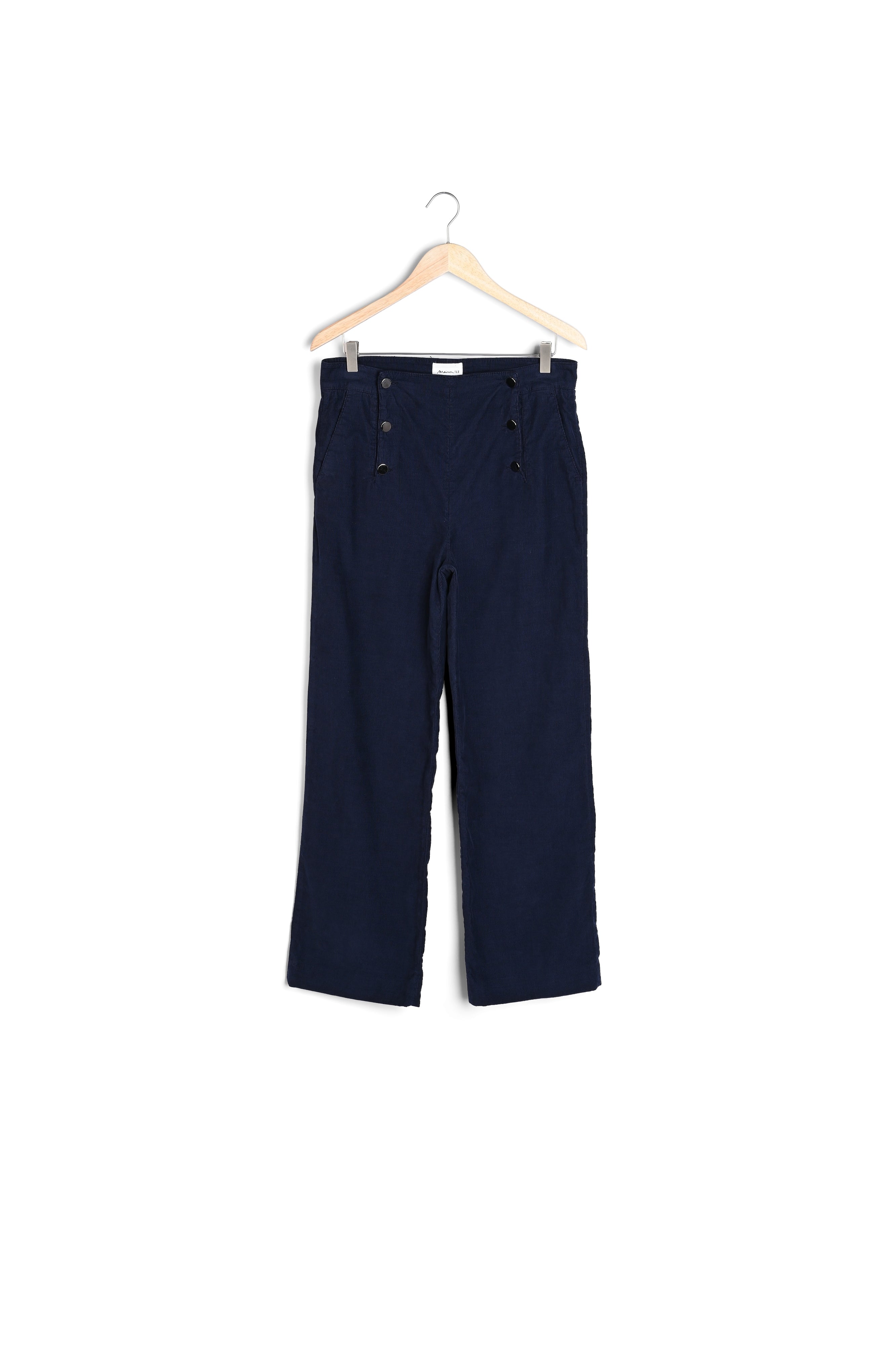 Pantalon à pont en velours Hubert Faume - seconde main