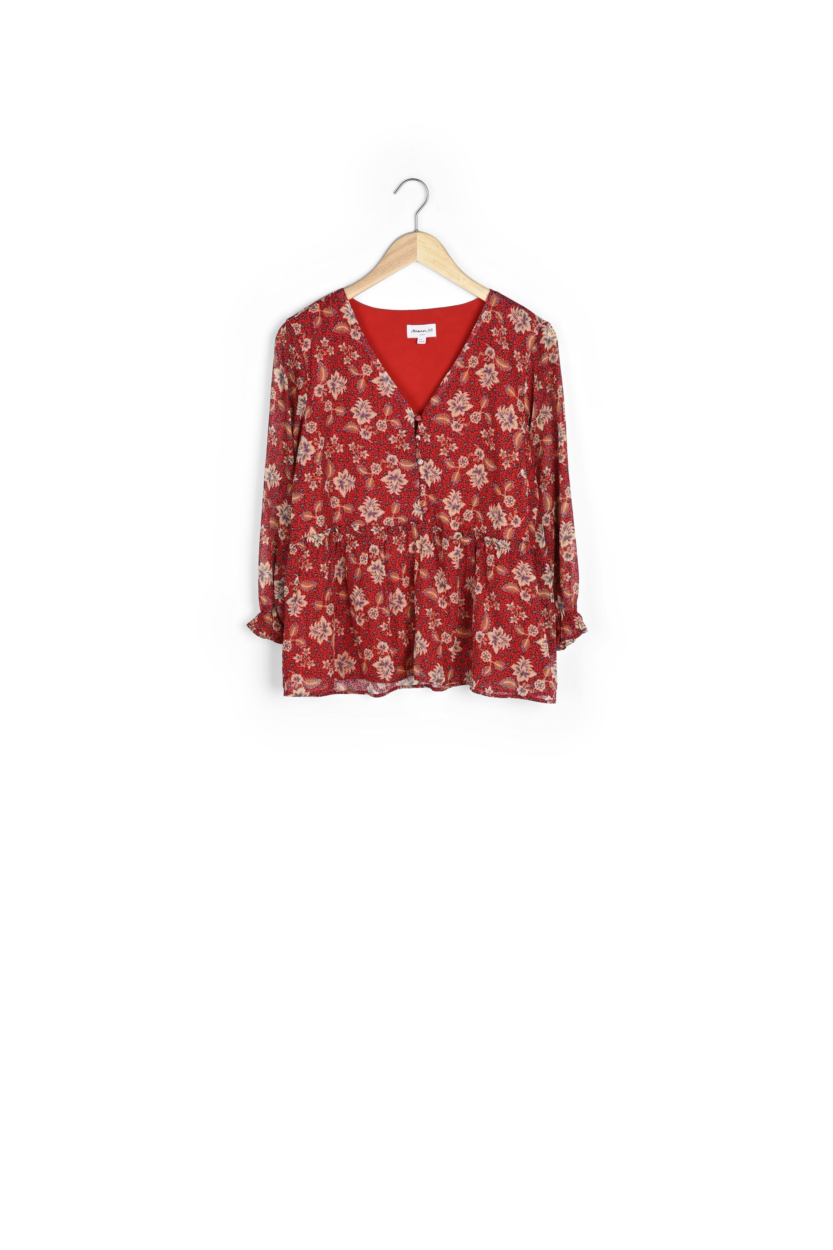 Blouse imprimée Ezira Faume - seconde main