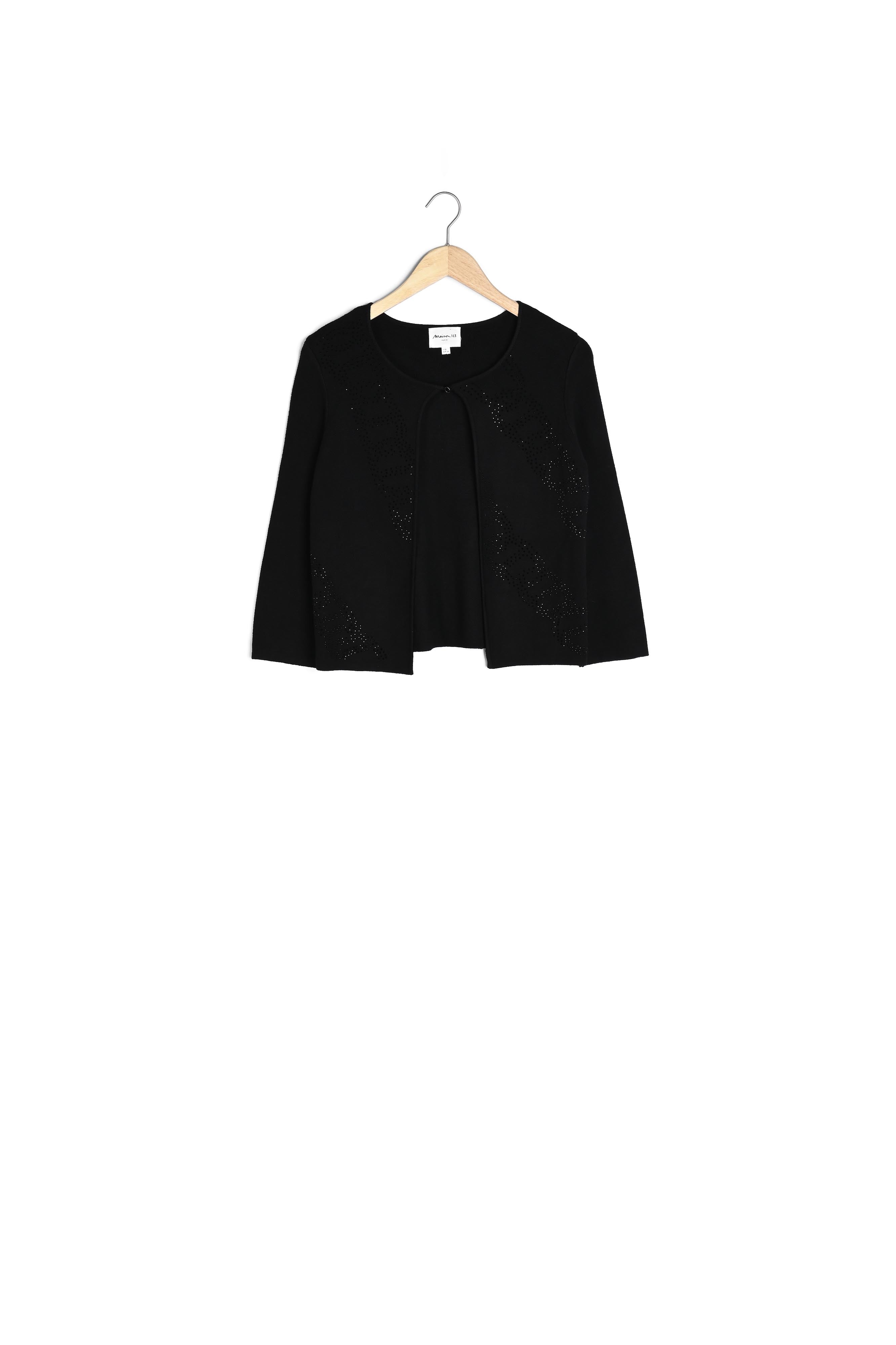 Cardigan noir à strass Fete Faume - seconde main