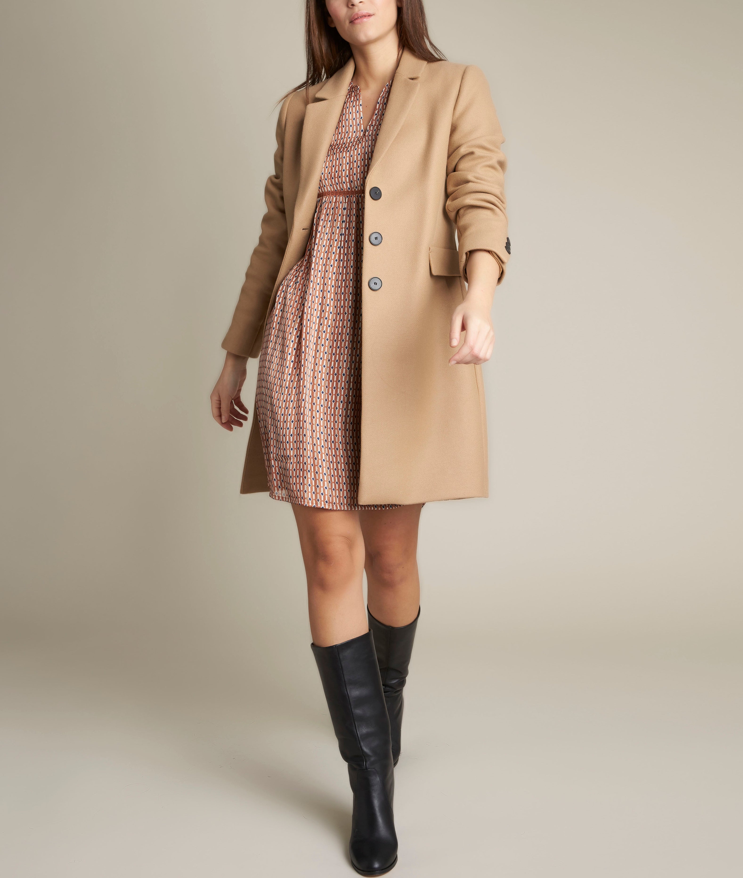 Robe fluide imprimée Isaline Faume - seconde main