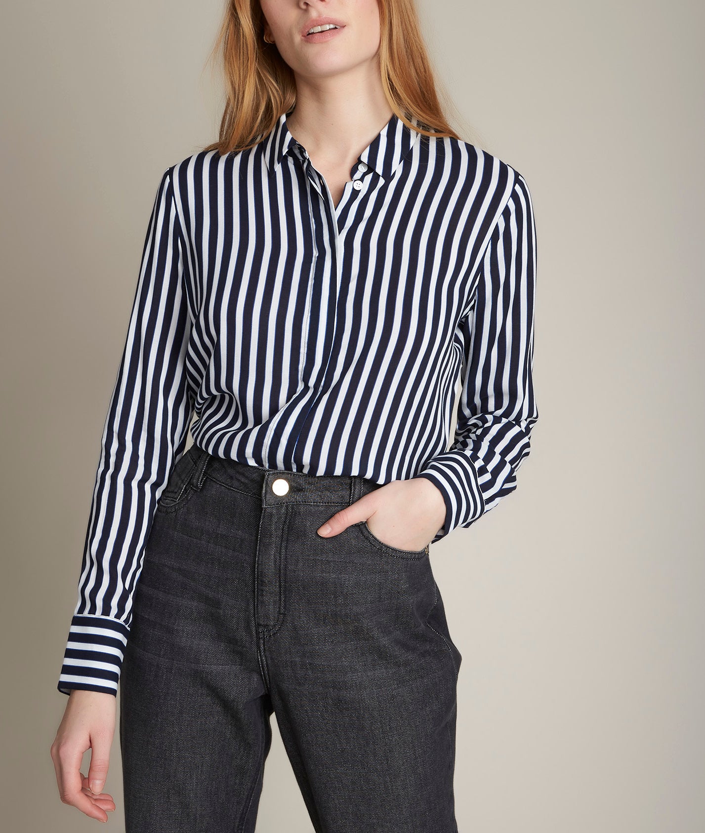 Chemise rayée Vanessa Faume - seconde main