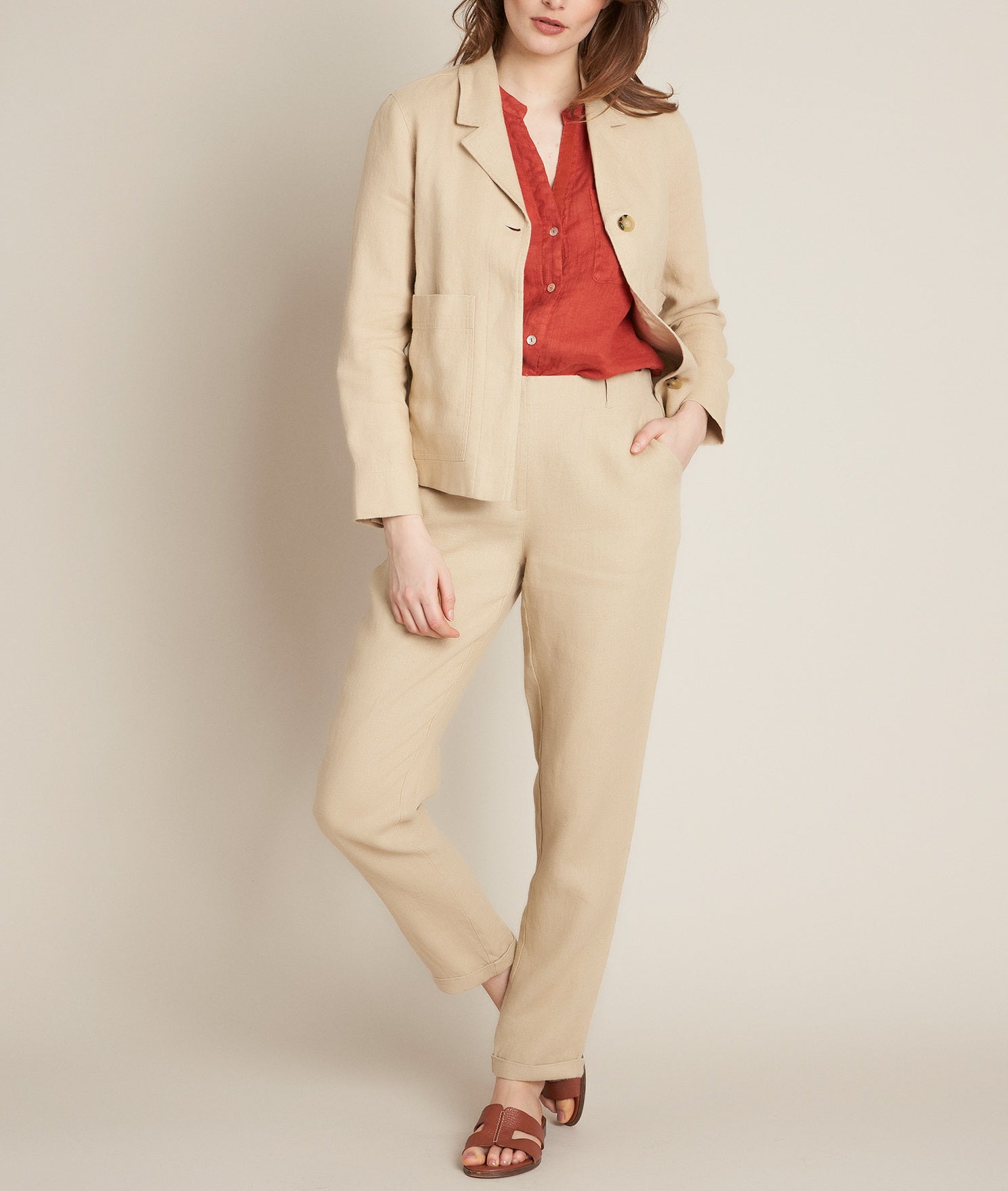 Veste en lin Lina Faume - seconde main