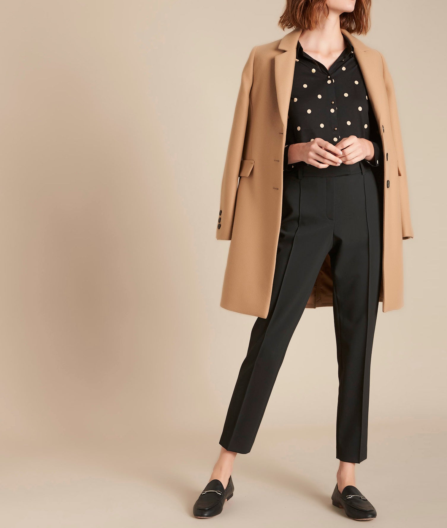 Chemise en jersey imprimé pois Celia Faume - seconde main