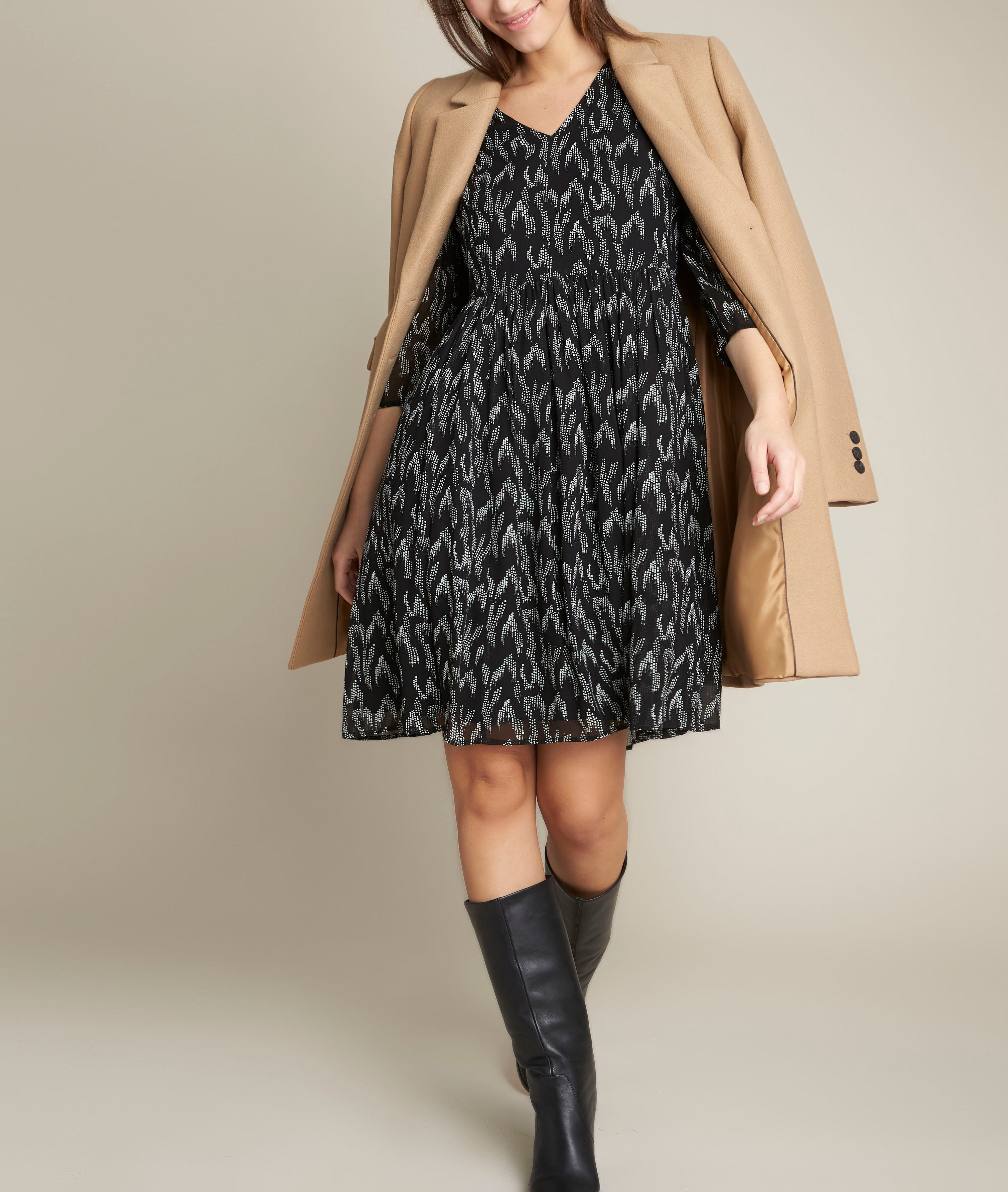 Robe imprimée Courtney Faume - seconde main