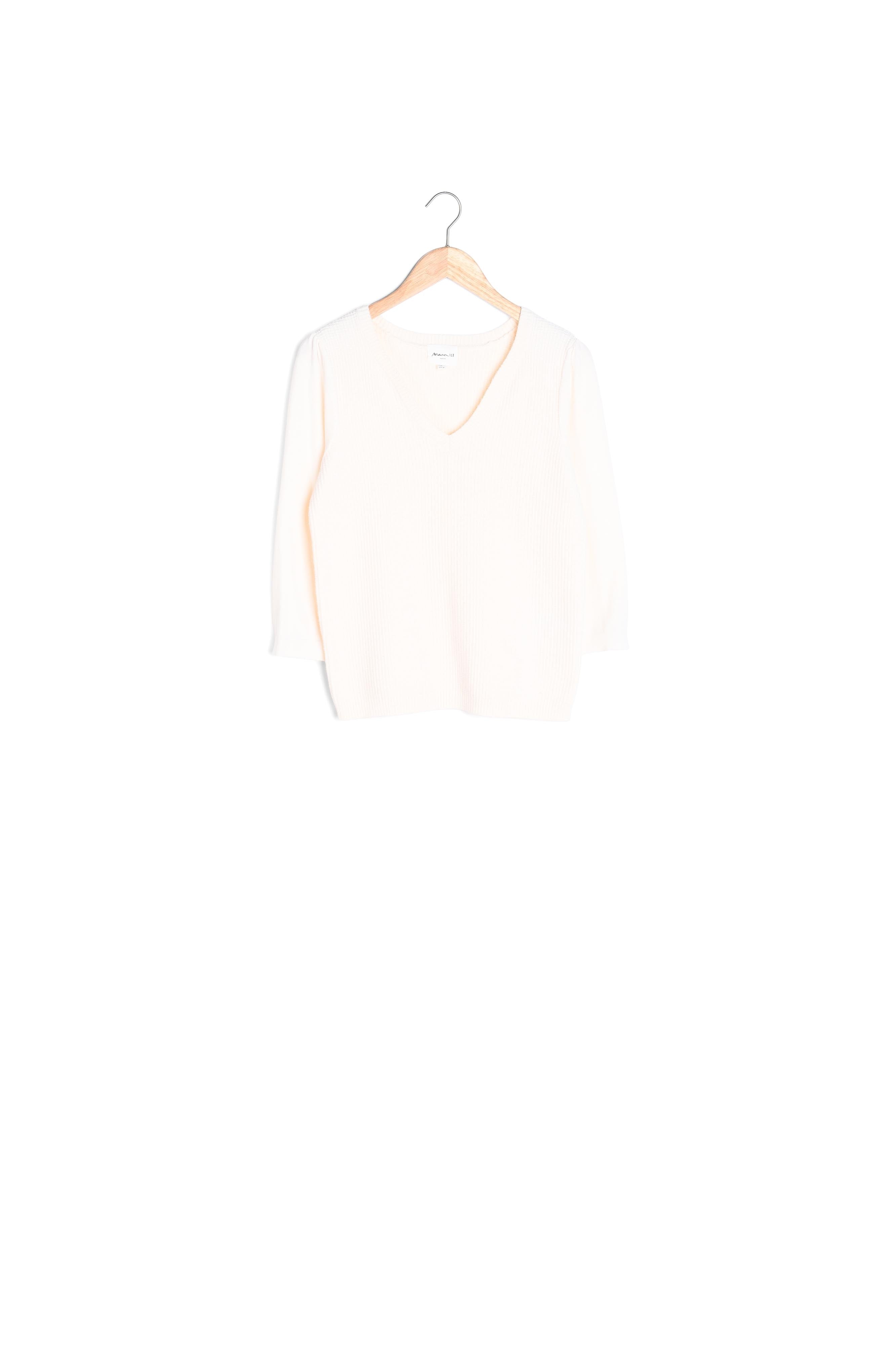 Pull en double maille écru Théa Faume - seconde main