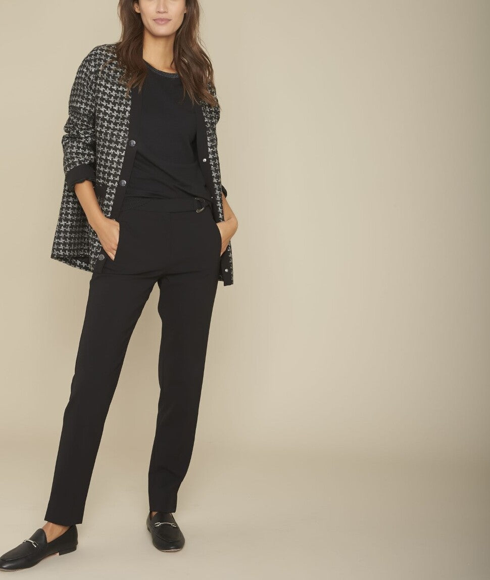 Veste en maille jacquard Blaire Faume - seconde main