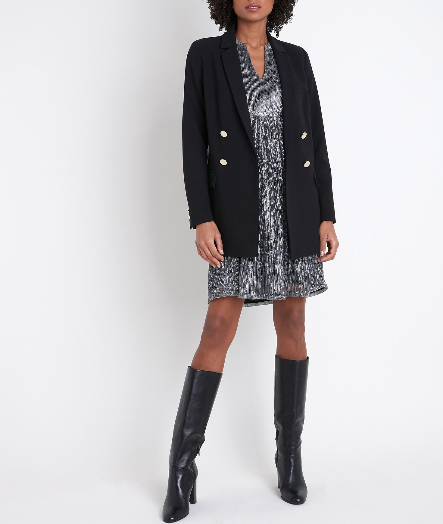 Robe droite lamée Cynthia Faume - seconde main