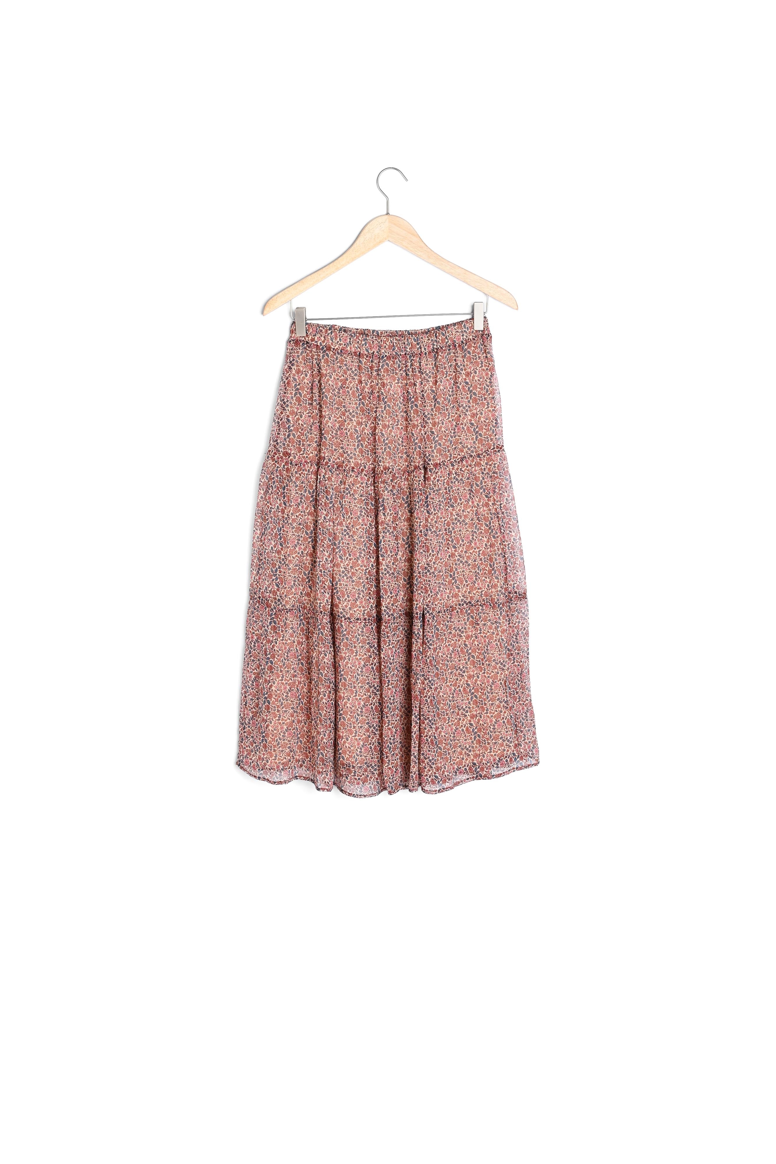 Jupe longue imprimée Giorgia Faume - seconde main