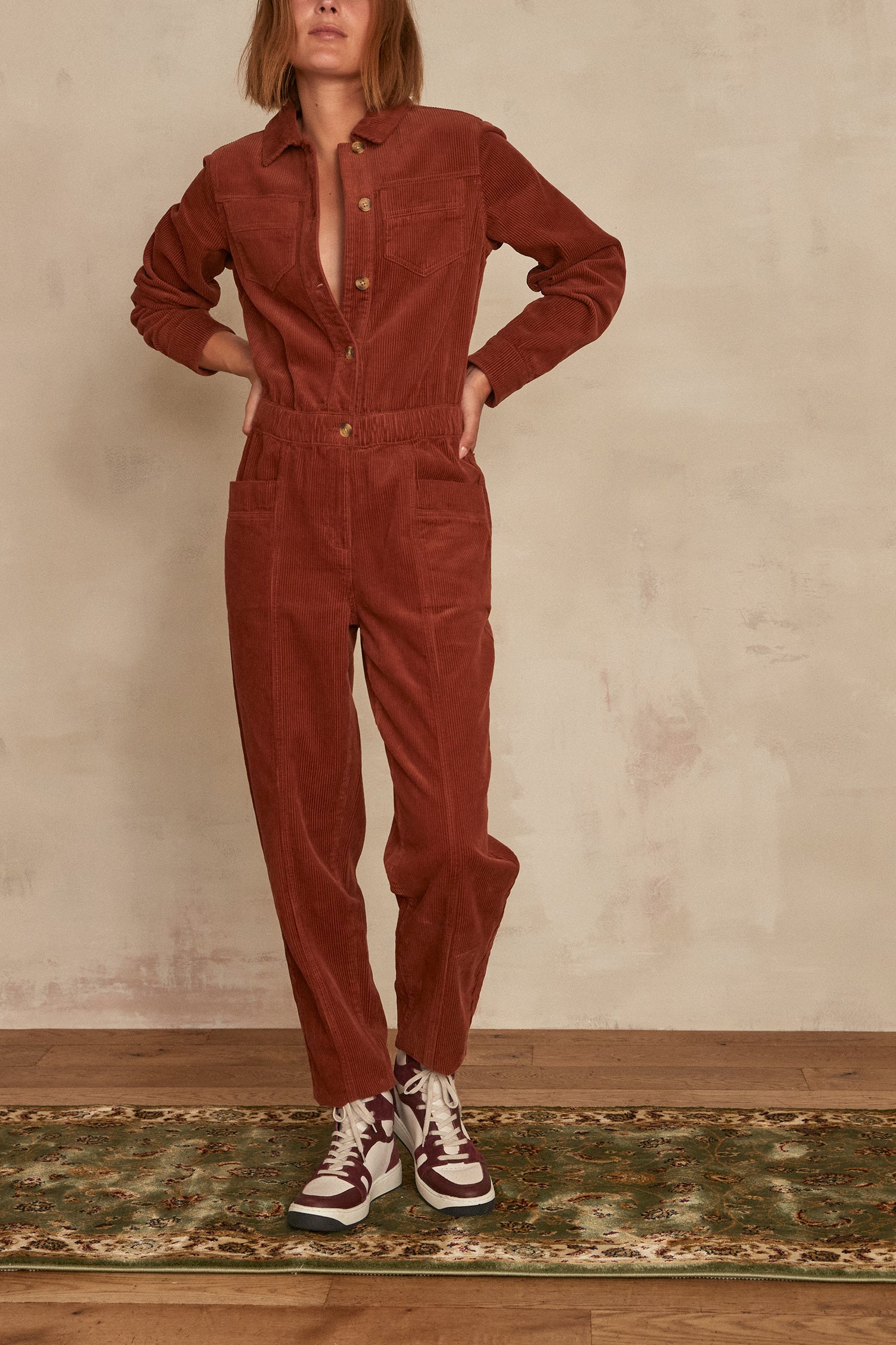 Combinaison en velours TESSIA Faume - seconde main