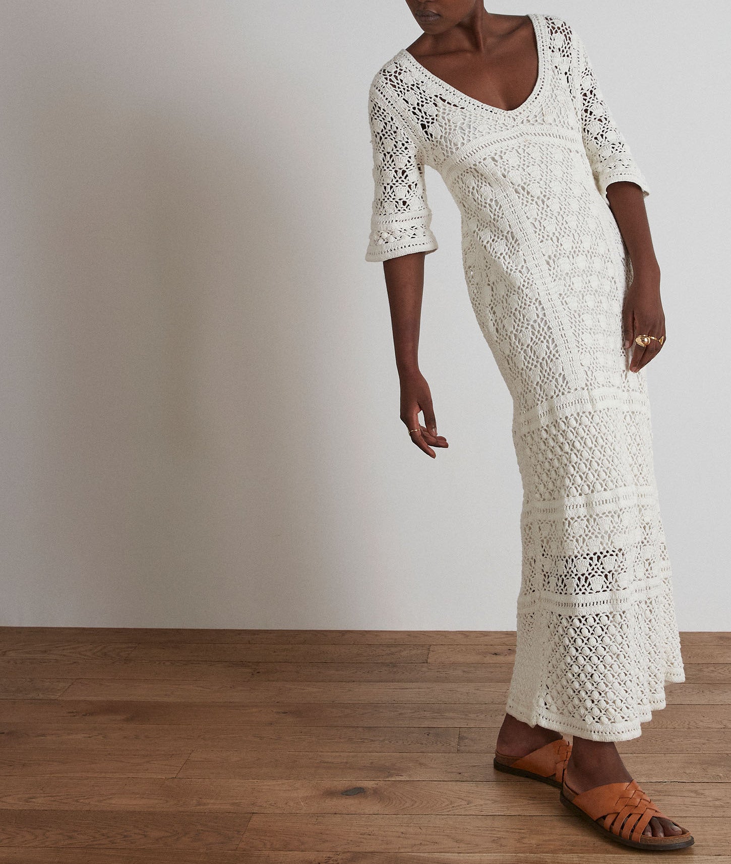 Robe en crochet Gloria Faume - seconde main