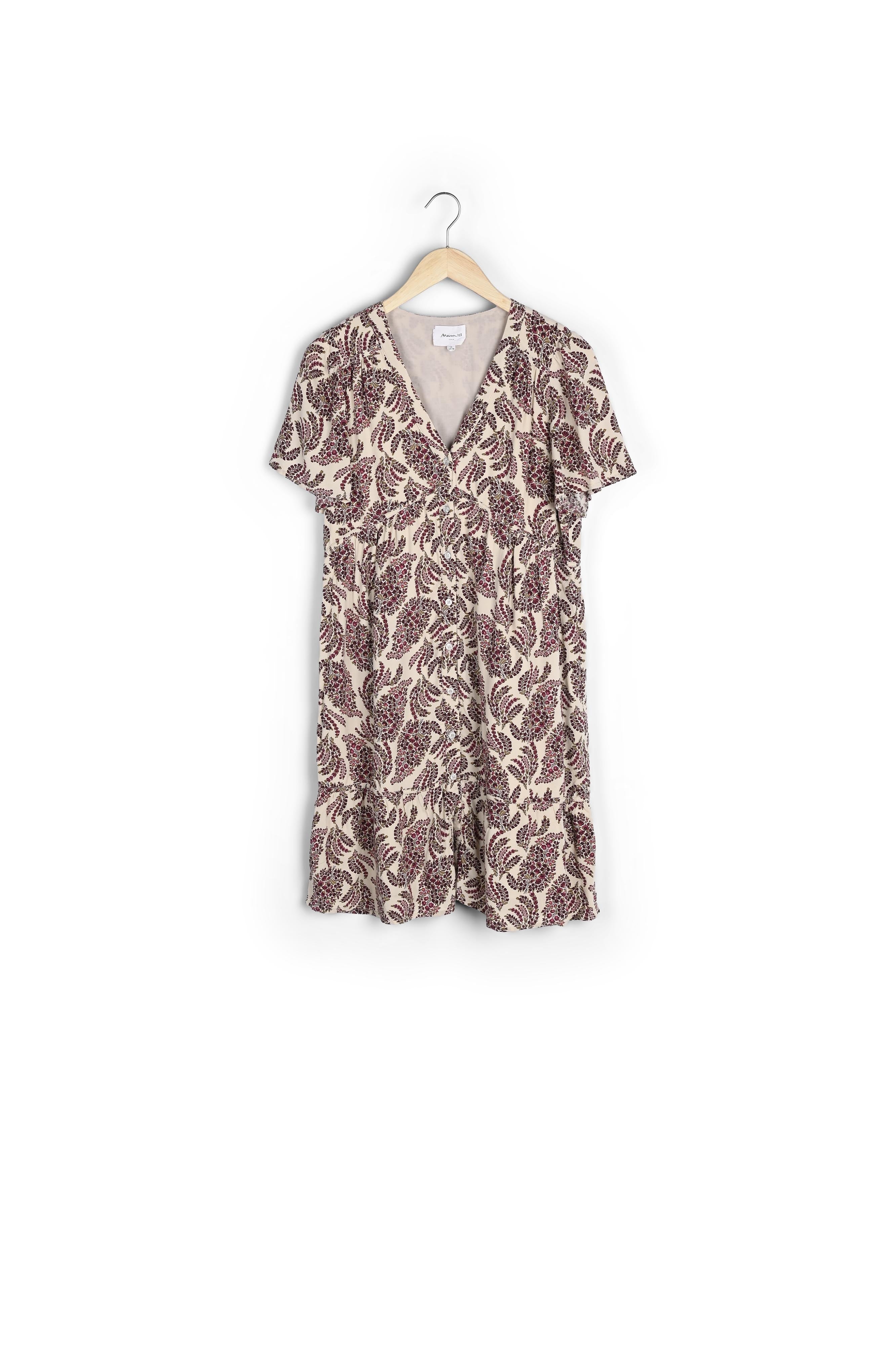 Robe boutonnée imprimée Lise Faume - seconde main