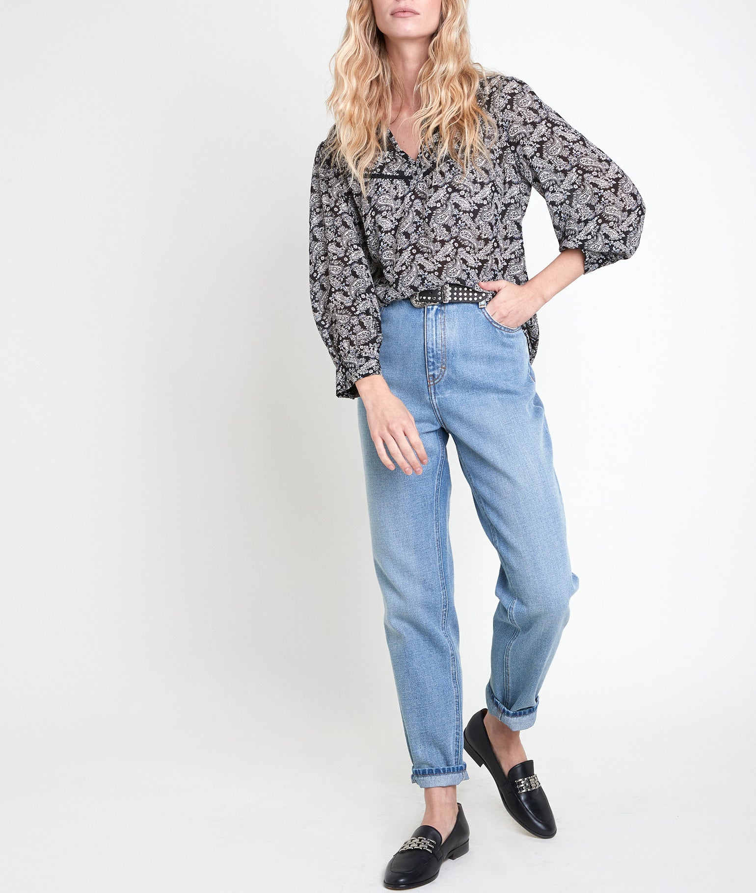 Blouse imprimée Juan Faume - seconde main