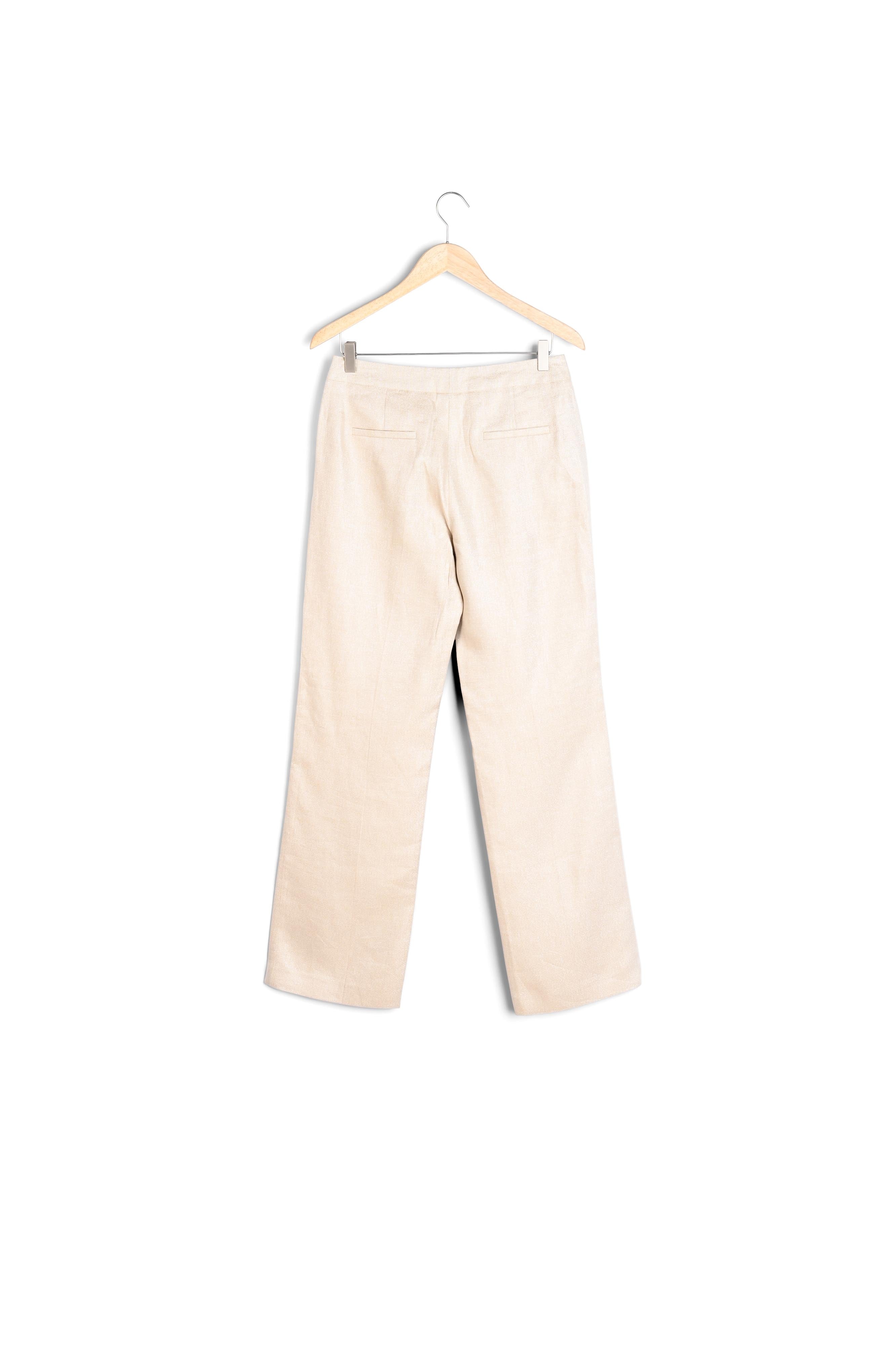Pantalon en lin brillant Iana Faume - seconde main