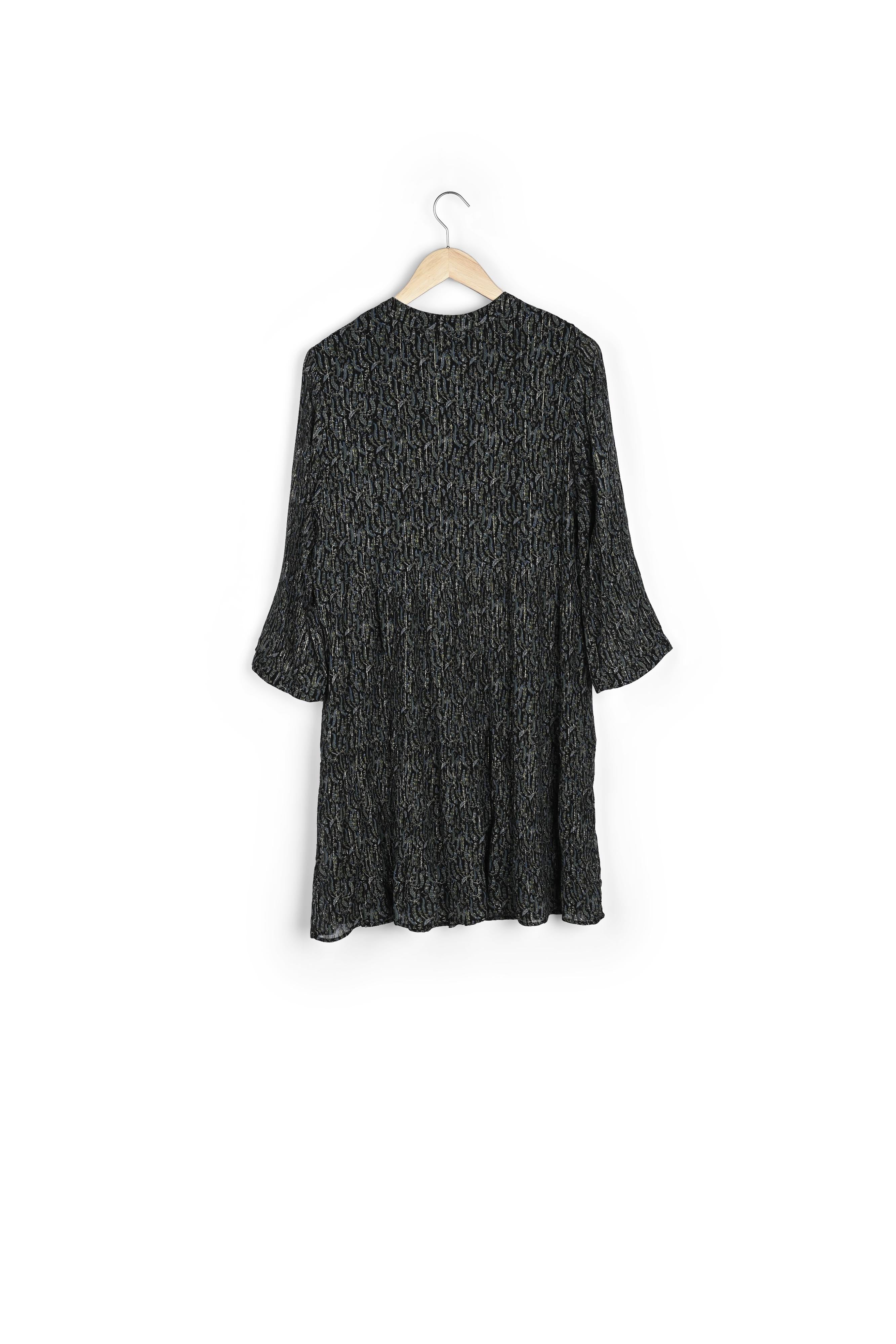 Robe imprimée kaki Nadège Faume - seconde main