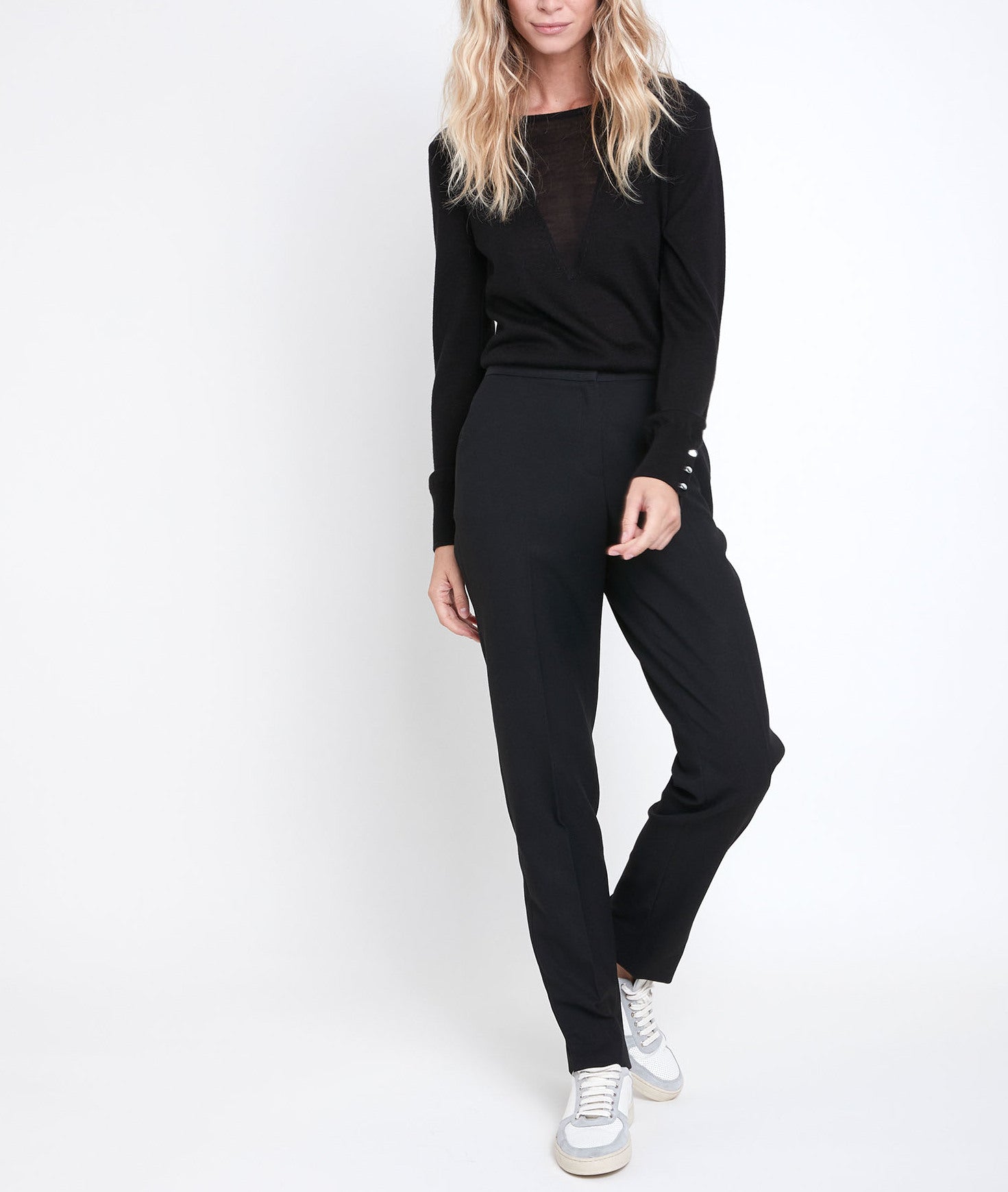 Pantalon cigarette fantaisie Harry Faume - seconde main