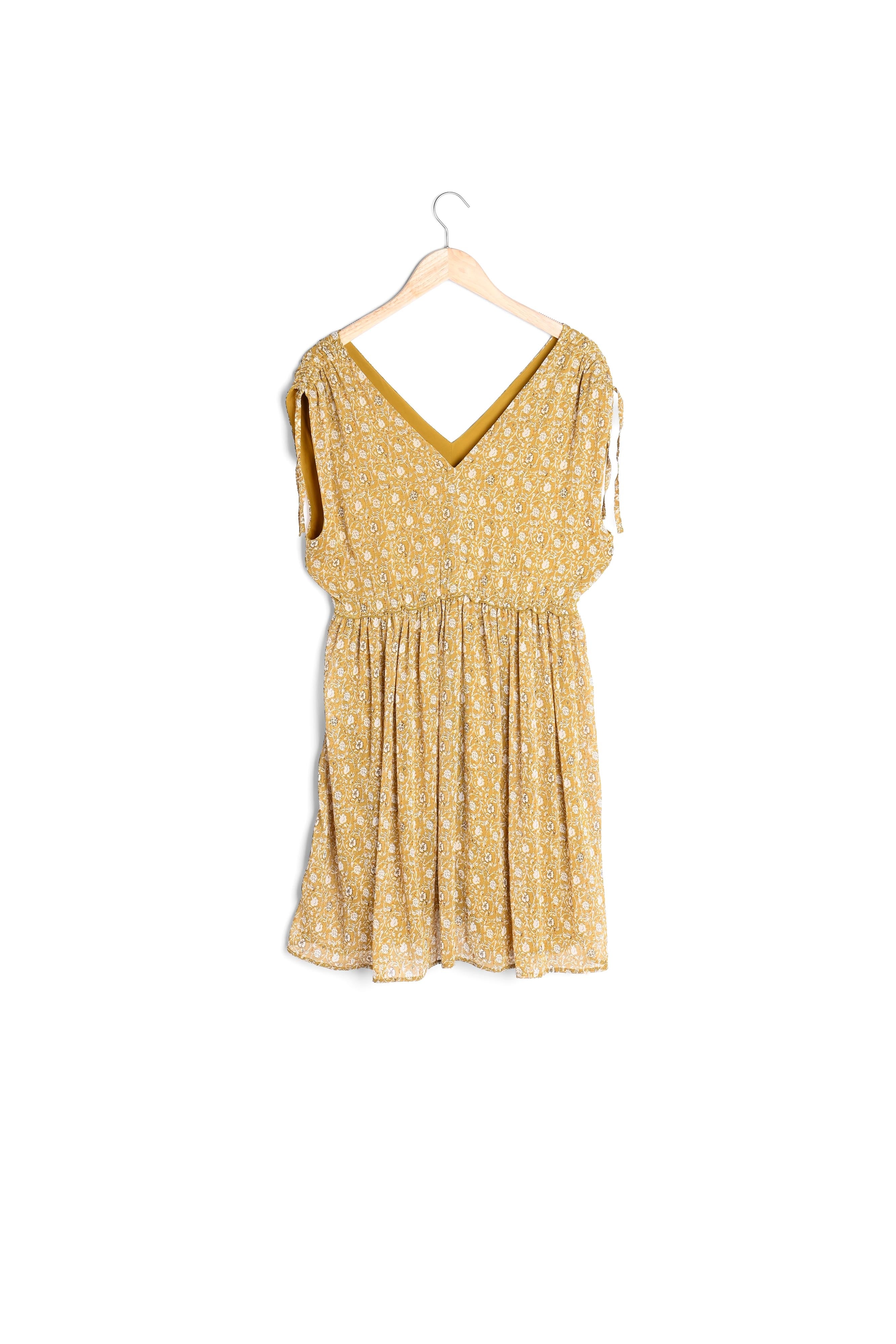 Robe plissée imprime Magali Faume - seconde main