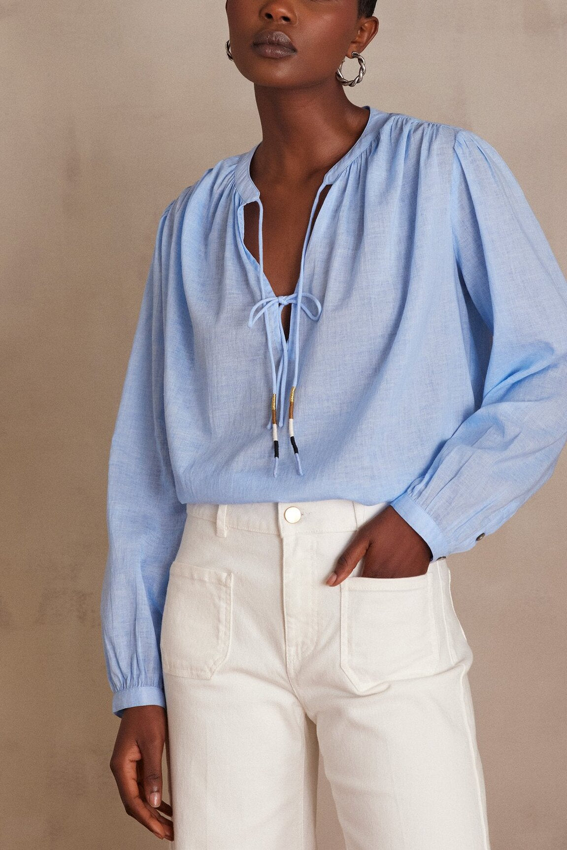 Blouse PAPILLON en coton Faume - seconde main