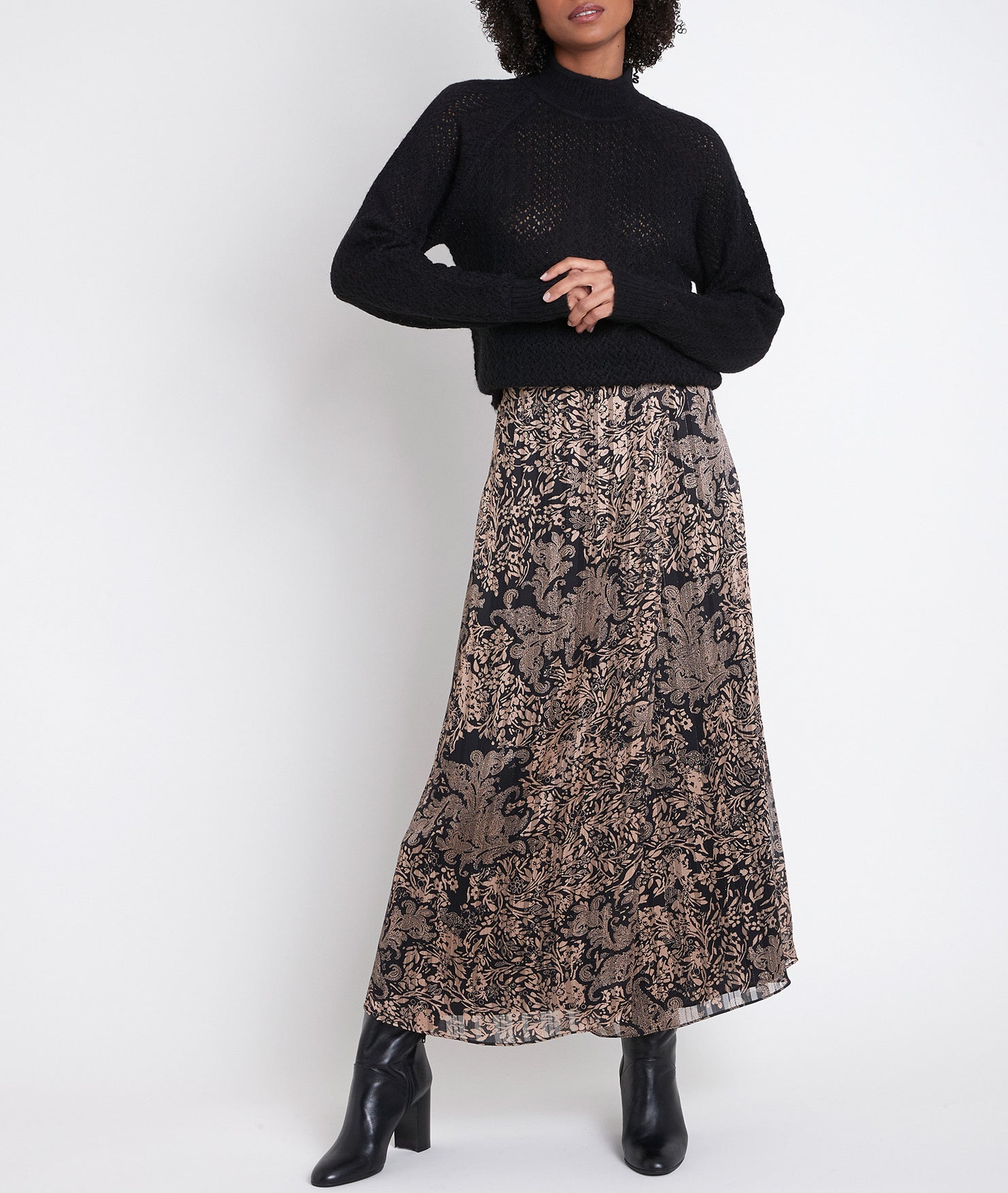 Jupe longue imprimée Ganache Faume - seconde main